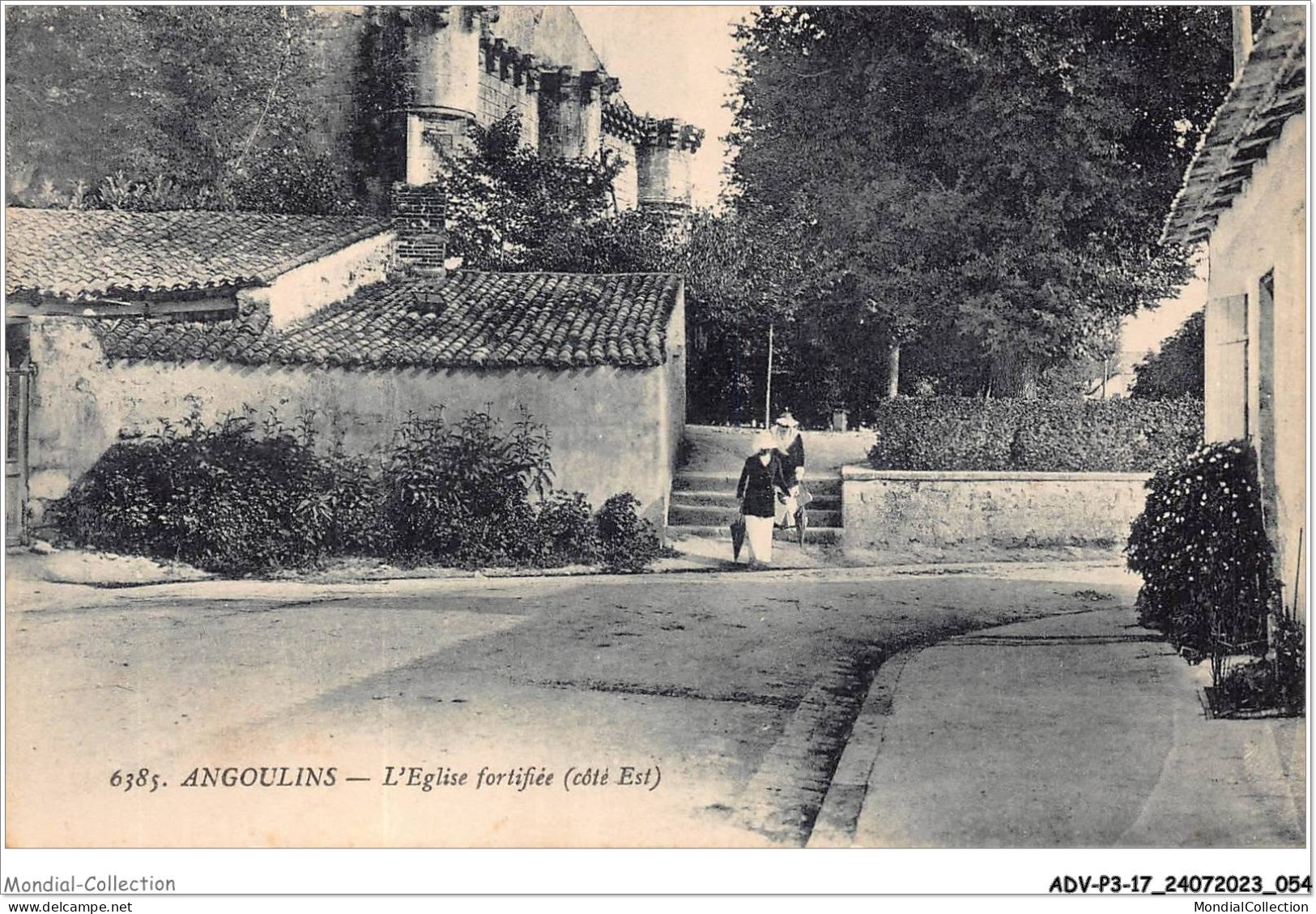 ADVP3-17-0214 - ANGOULINS - L'église Fortifiée - Côté Est - Angoulins