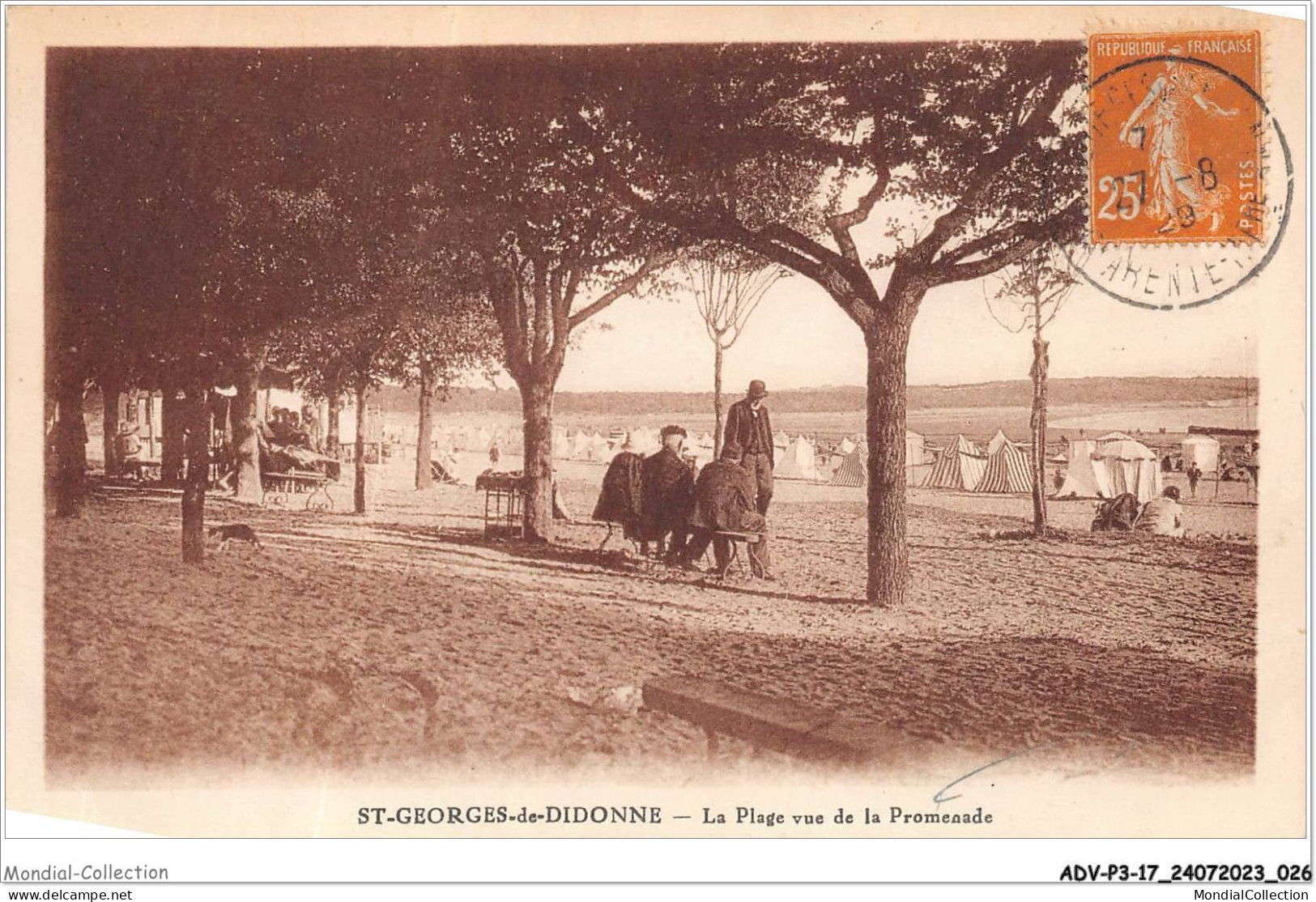 ADVP3-17-0200 - SAINT-GEORGES-DE-DIDONNE - La Plage Vue De La Promenade - Saint-Georges-de-Didonne