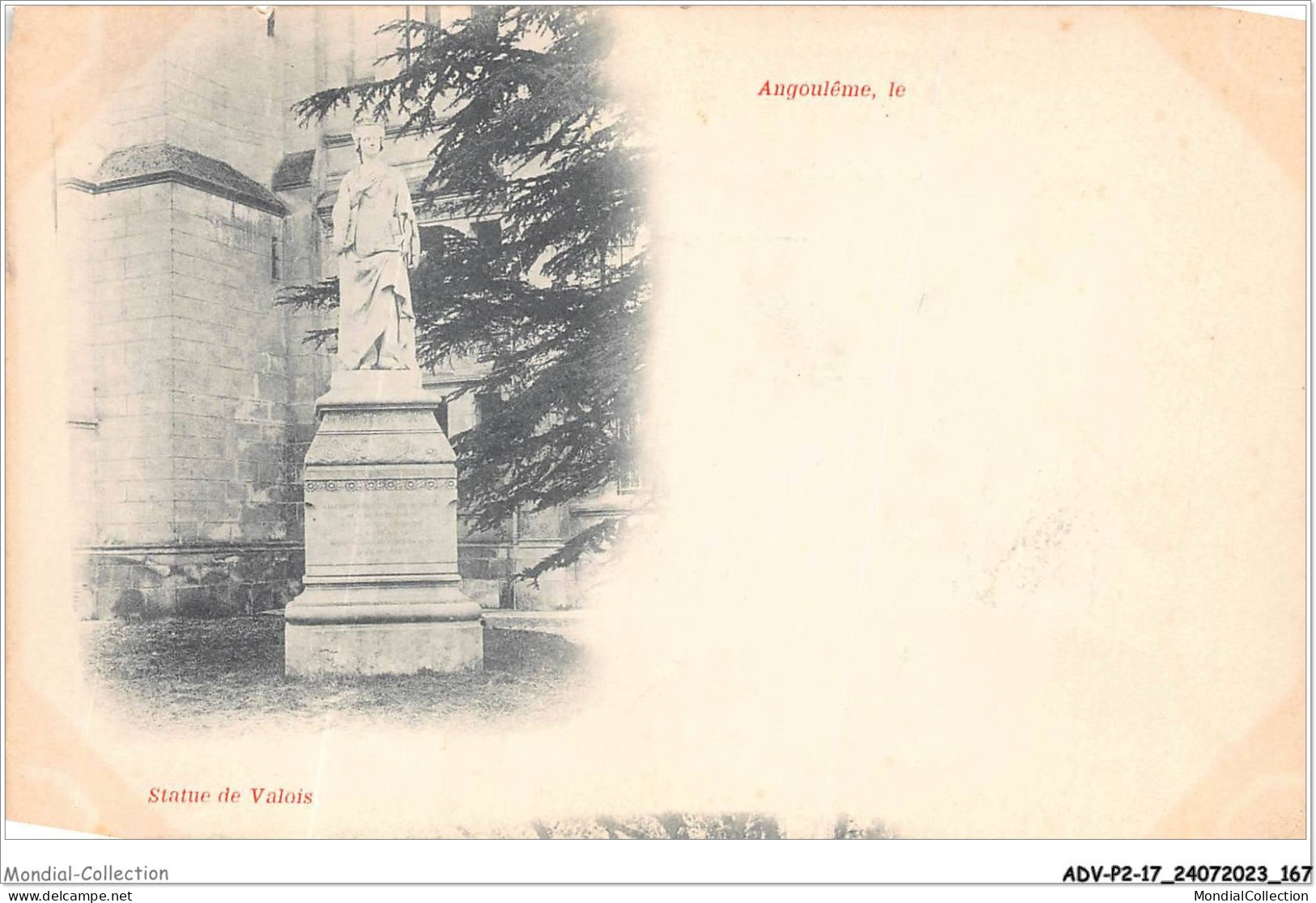 ADVP2-17-0178 - ANGOULEME - Statue De Valois - Angoulins