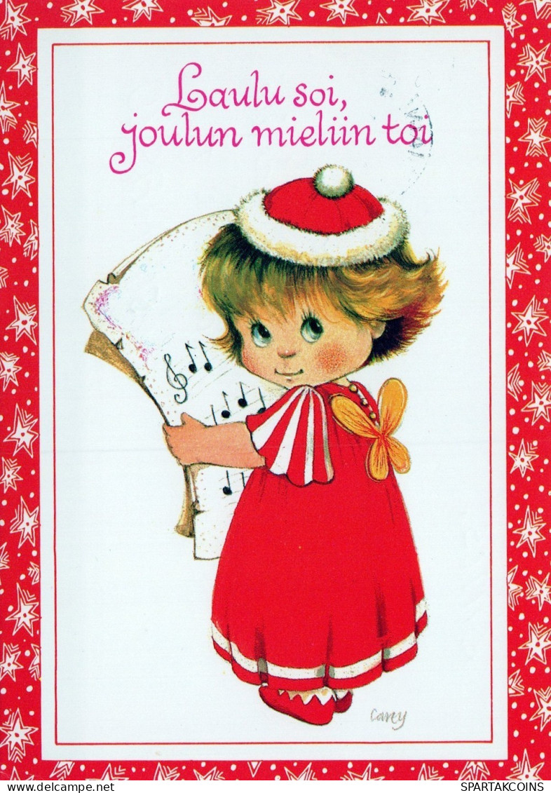 ANGE NOËL Vintage Carte Postale CPSM #PAJ033.FR - Anges