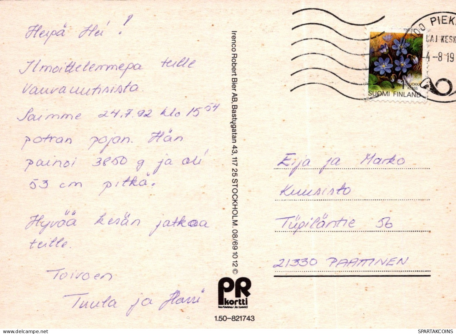 ANGE NOËL Vintage Carte Postale CPSM #PAH279.FR - Anges