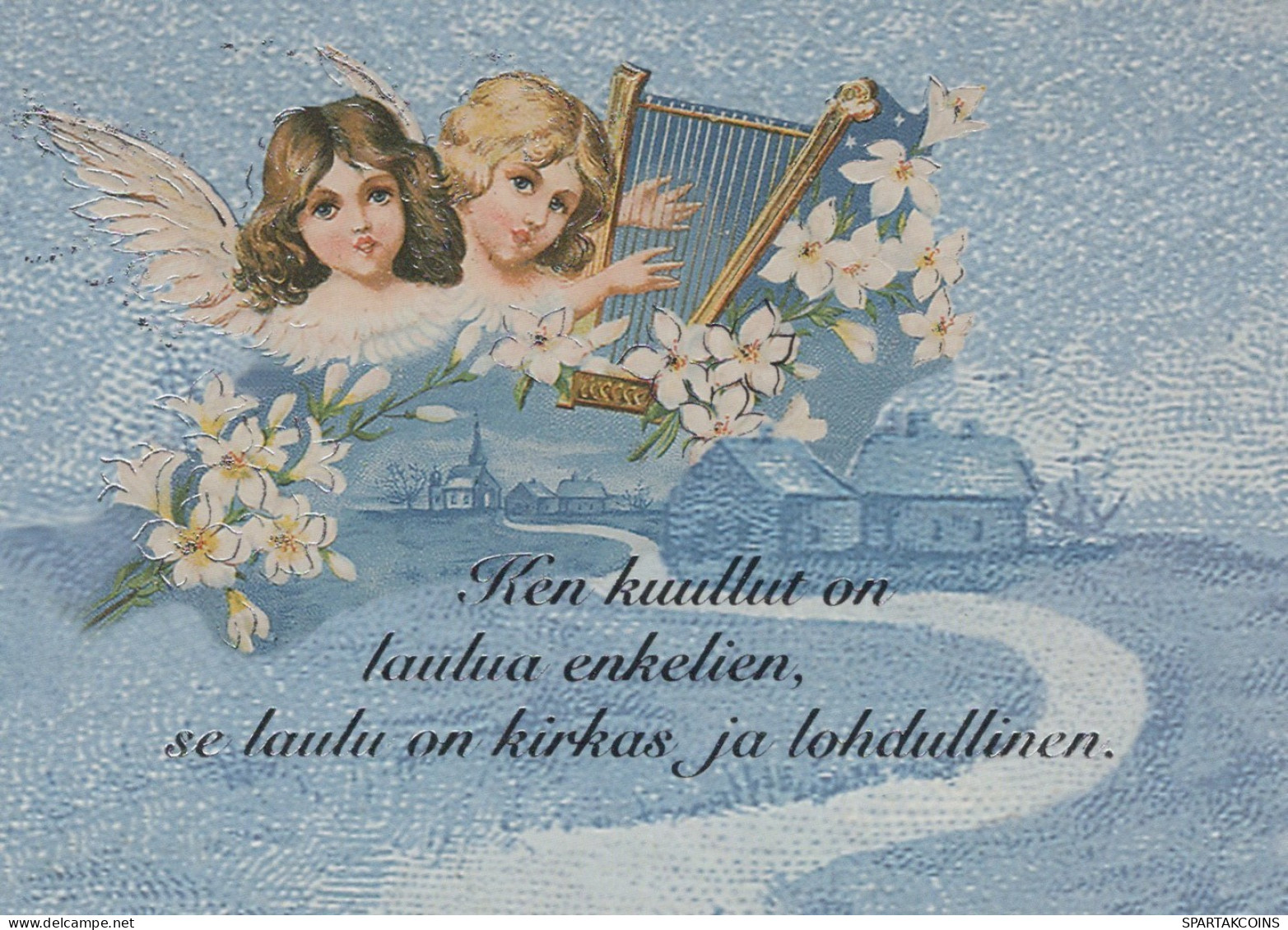 ANGE NOËL Vintage Carte Postale CPSM #PAH025.FR - Anges