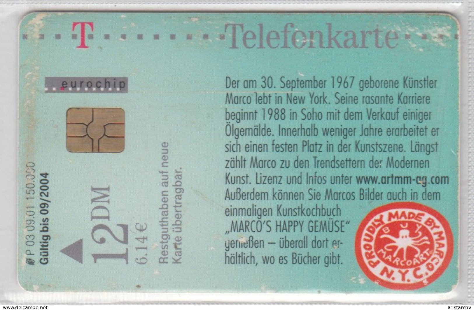 GERMANY 2001 MARCO - P & PD-Series: Schalterkarten Der Dt. Telekom