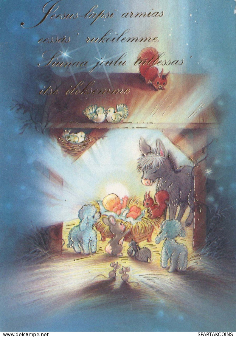 JESUS CHRIST Baby JESUS Christmas Religion Vintage Postcard CPSM #PBP822.GB - Jesus