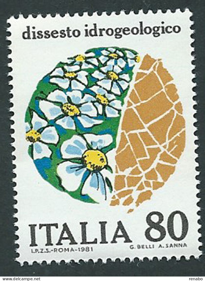 Italia 1981; Dissesto Idrogeologico. Serie Completa - 1981-90: Neufs