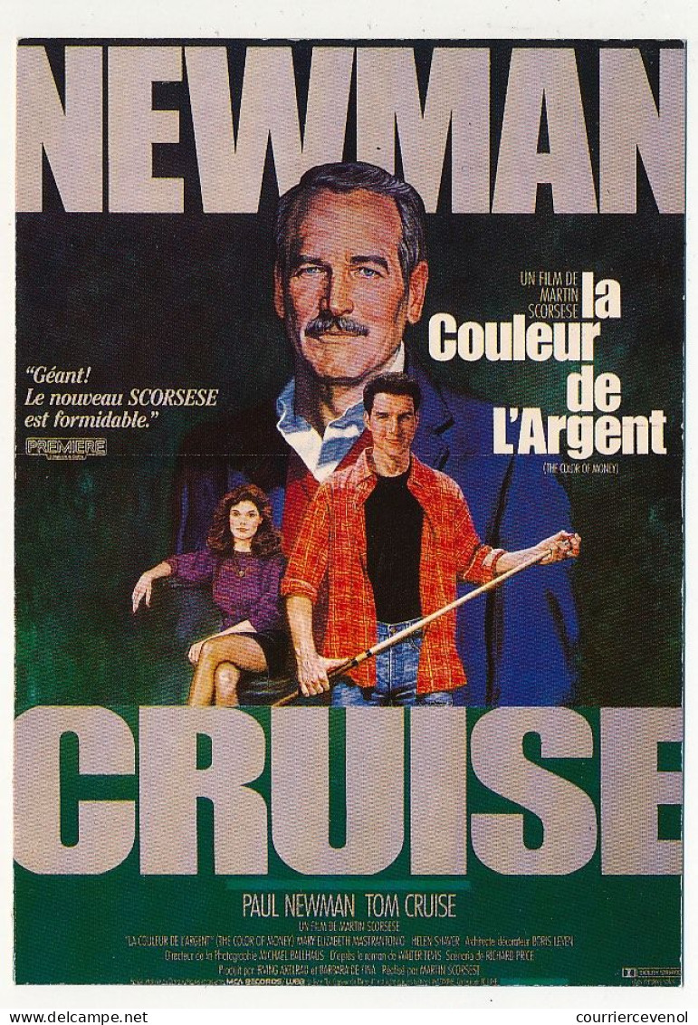 CPM - Paul Newman - Tom Cruise - La Couleur De L'Argent (Martin Scorsese) - Affiches Sur Carte