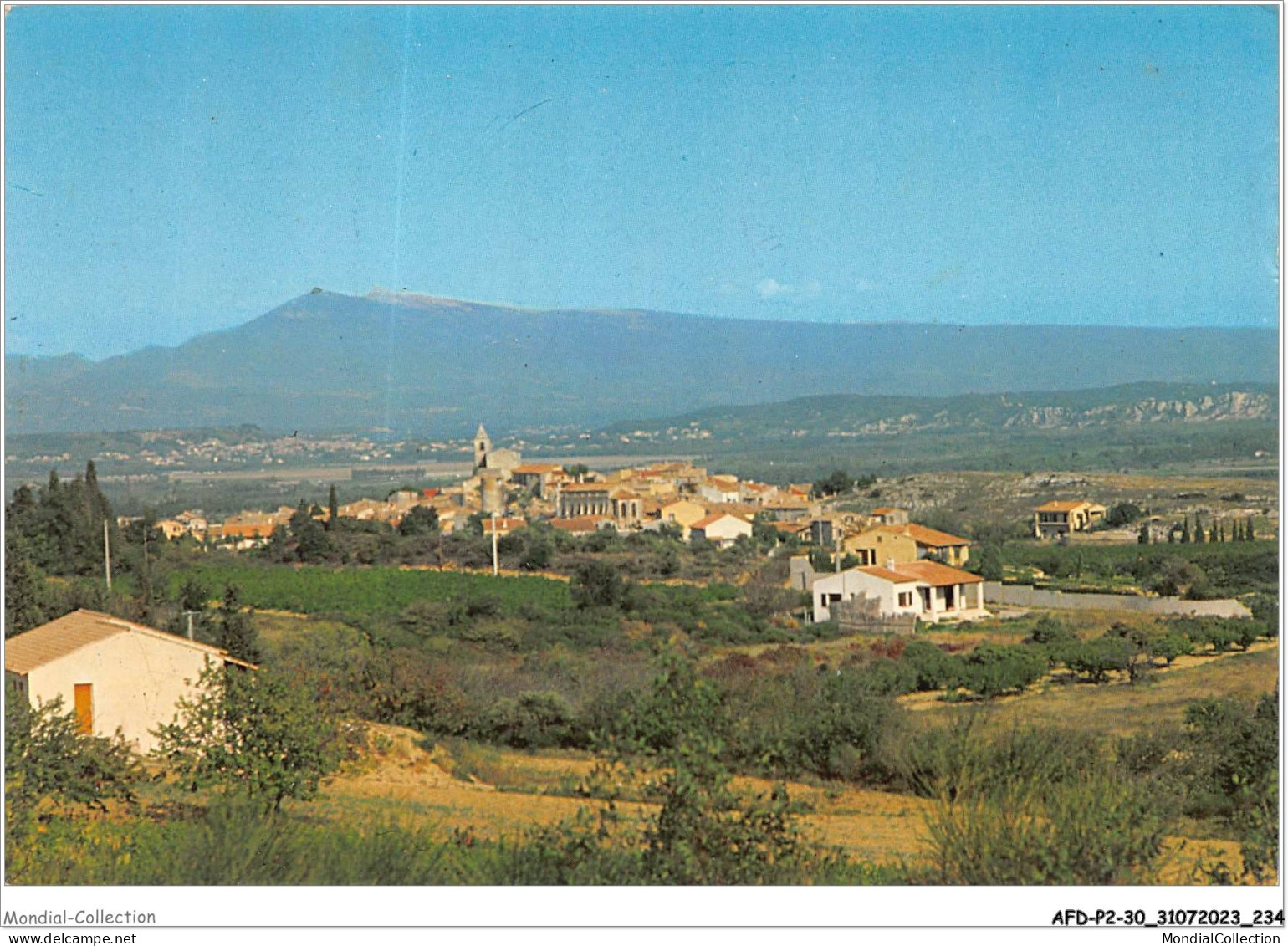 AFDP2-30-0246 - ROCHEFORT DU GARD - Vue Générale Et Le Mont Ventoux - Rochefort-du-Gard