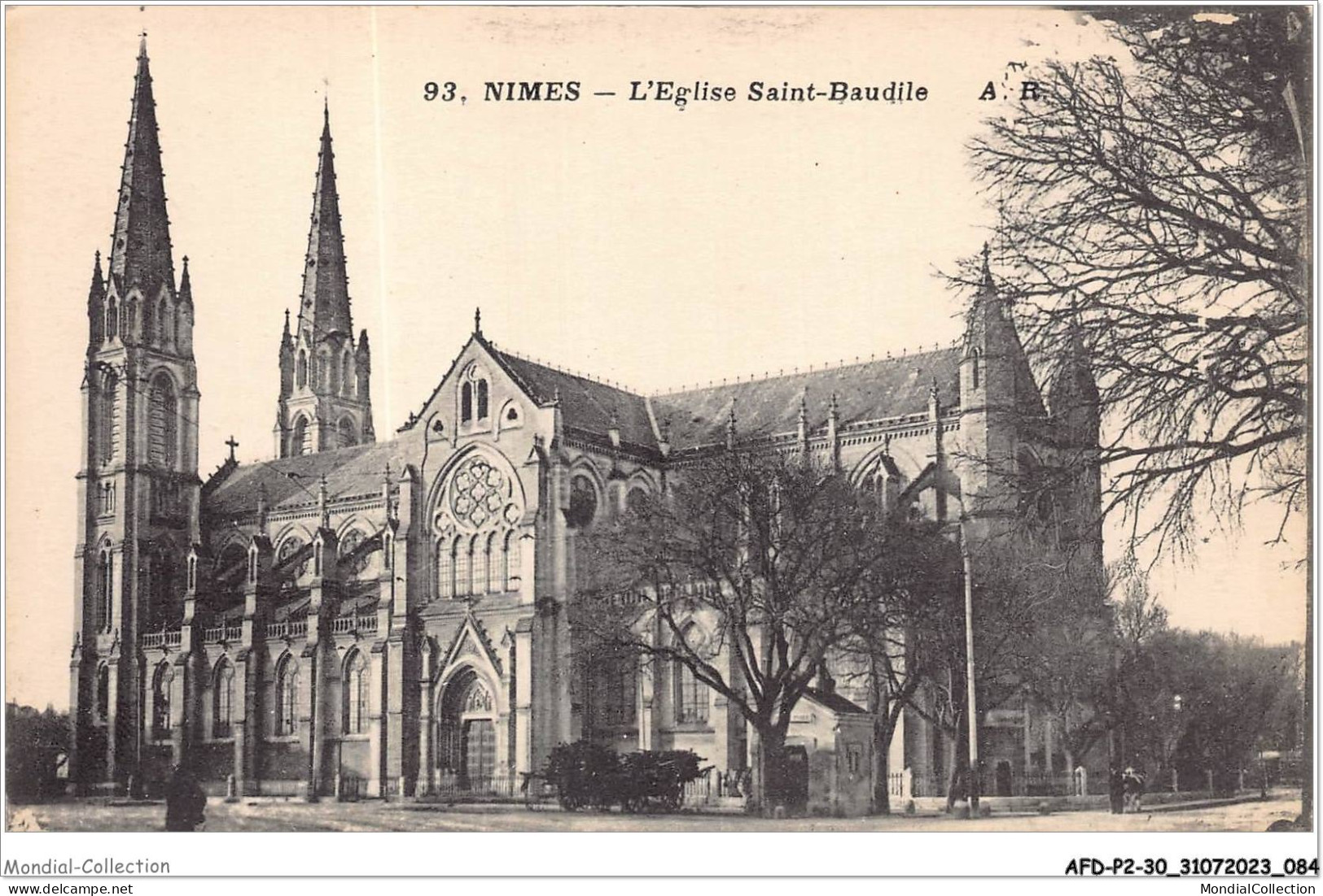 AFDP2-30-0171 - NIMES - L'église Saint-baudille - Nîmes