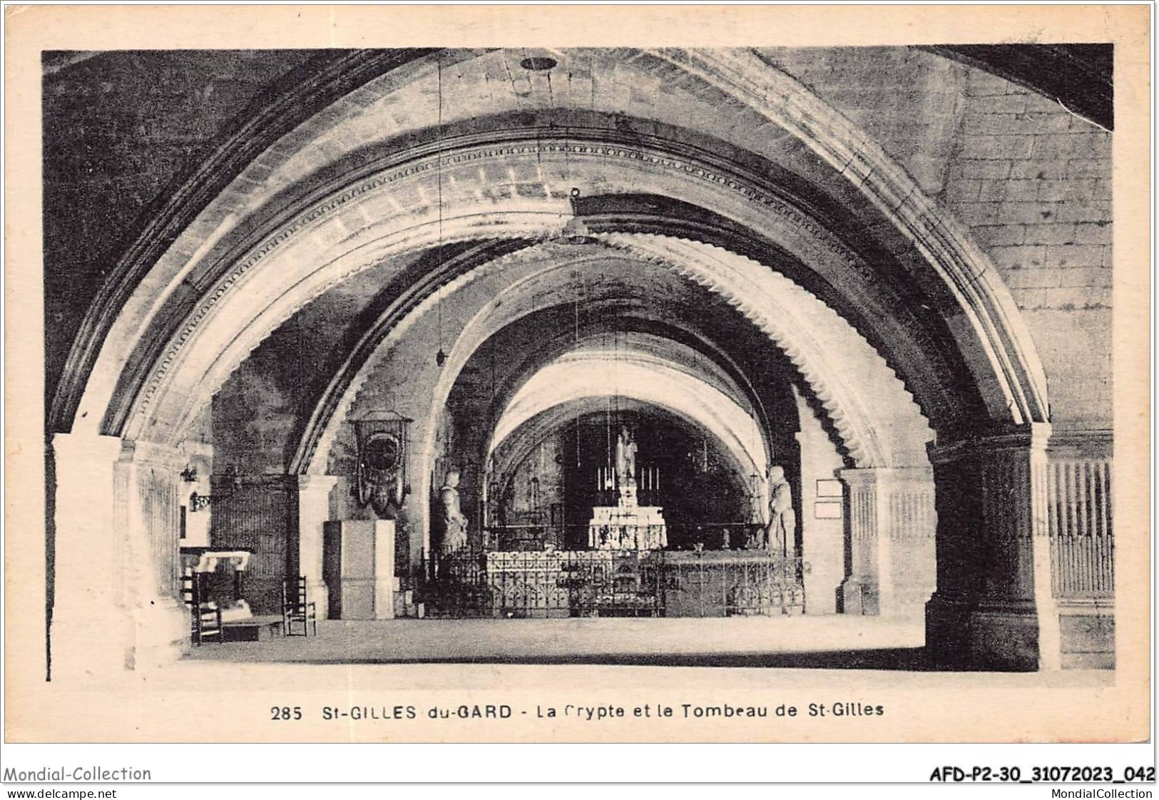 AFDP2-30-0150 - SAINT-GILLES-DU-GARD - La Crypte Et Le Tombeau De St-gilles - Saint-Gilles