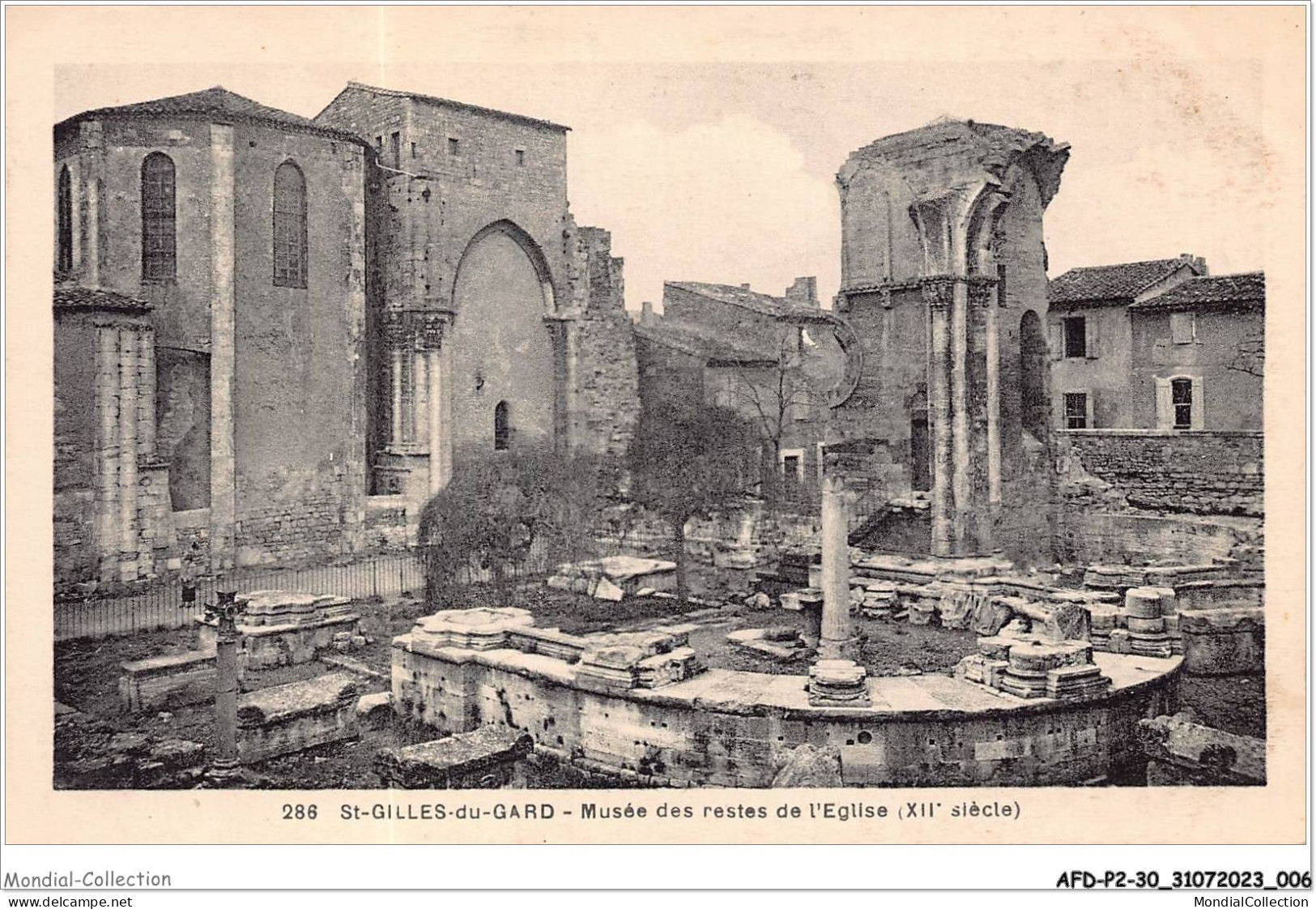 AFDP2-30-0132 - SAINT-GILLES-DU-GARD - Musée Des Restes De L'église - Saint-Gilles