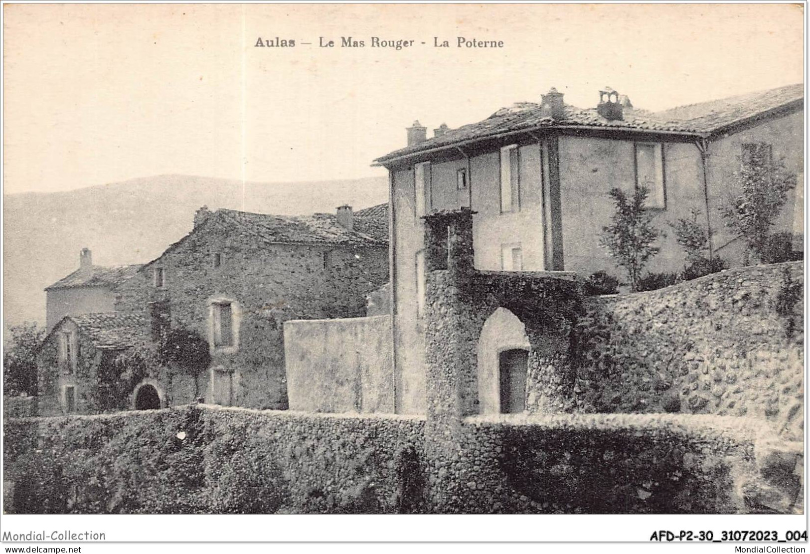 AFDP2-30-0131 - AULAS - Le Mas Rouger - La Poterne - Le Vigan