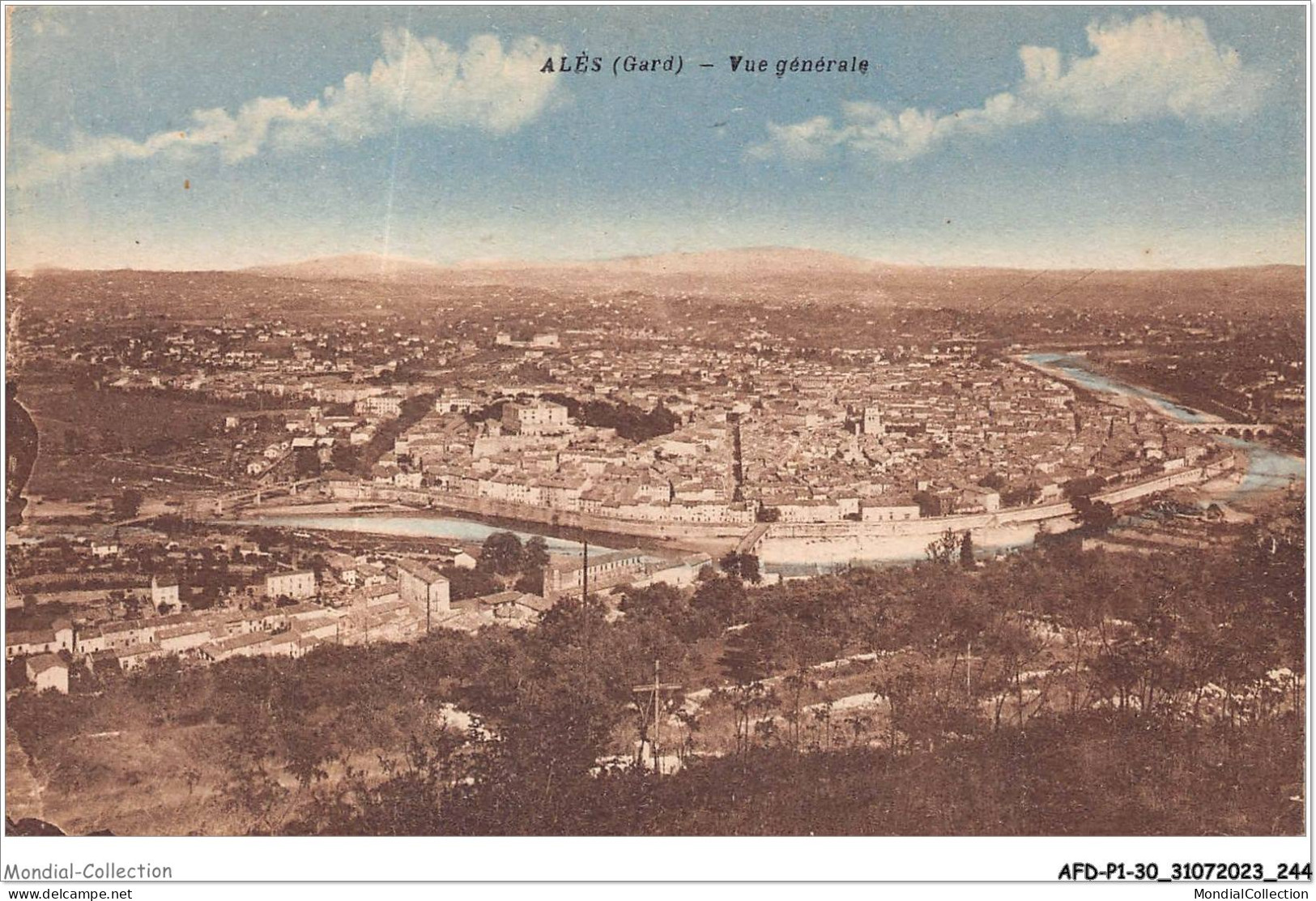 AFDP1-30-0123 - ALES - Vue Générale - Alès