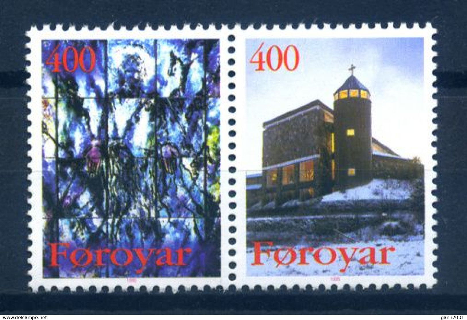 Faroe Is. 1995 Feroe / Catholic Church Christmas MNH Navidad Iglesia Católica Katholische Kirche / It03   1-48 - Churches & Cathedrals