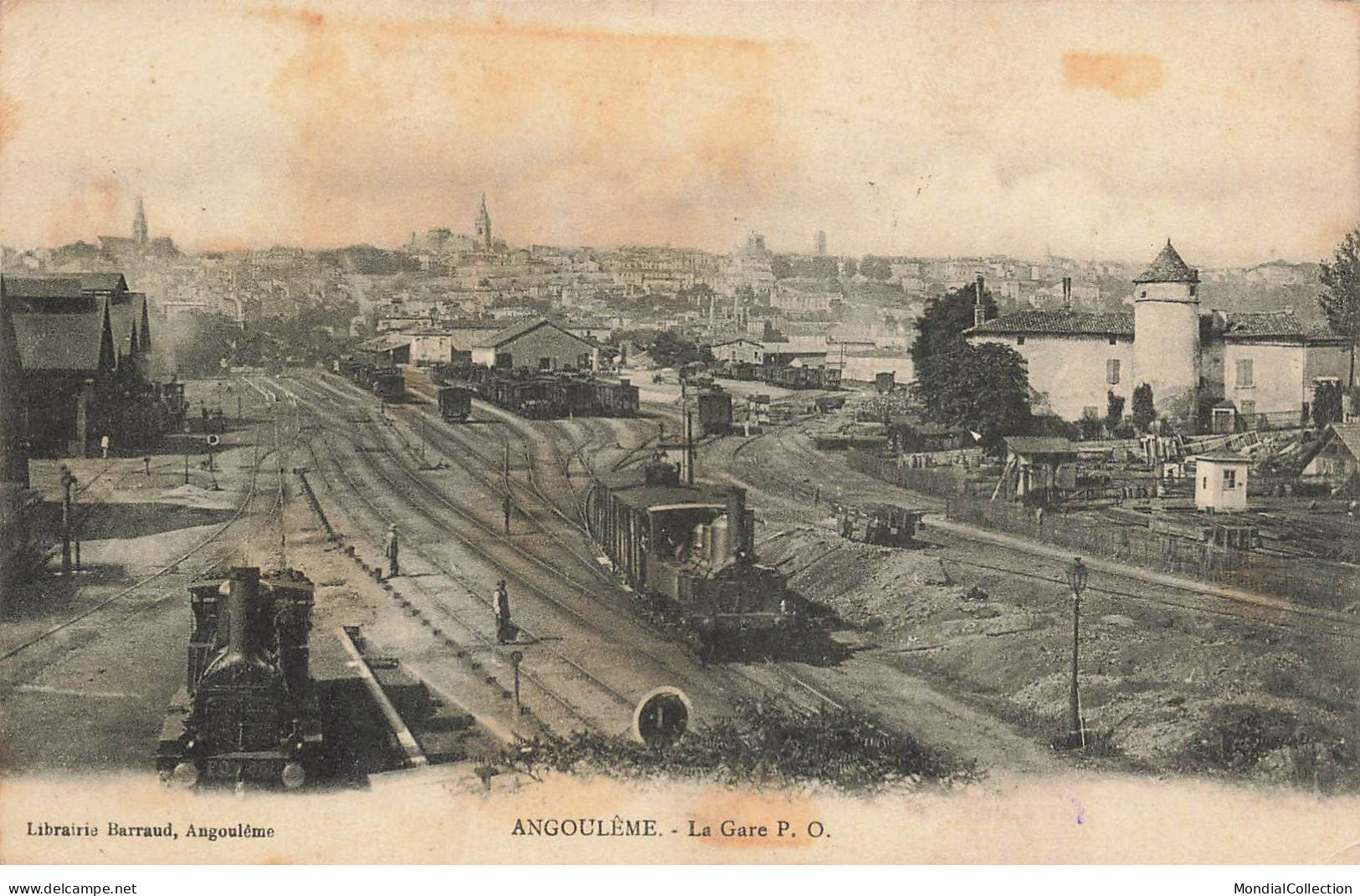 AHEP12-0100- 16 ANGOULEME LA GARE P O TRAINS - Angouleme