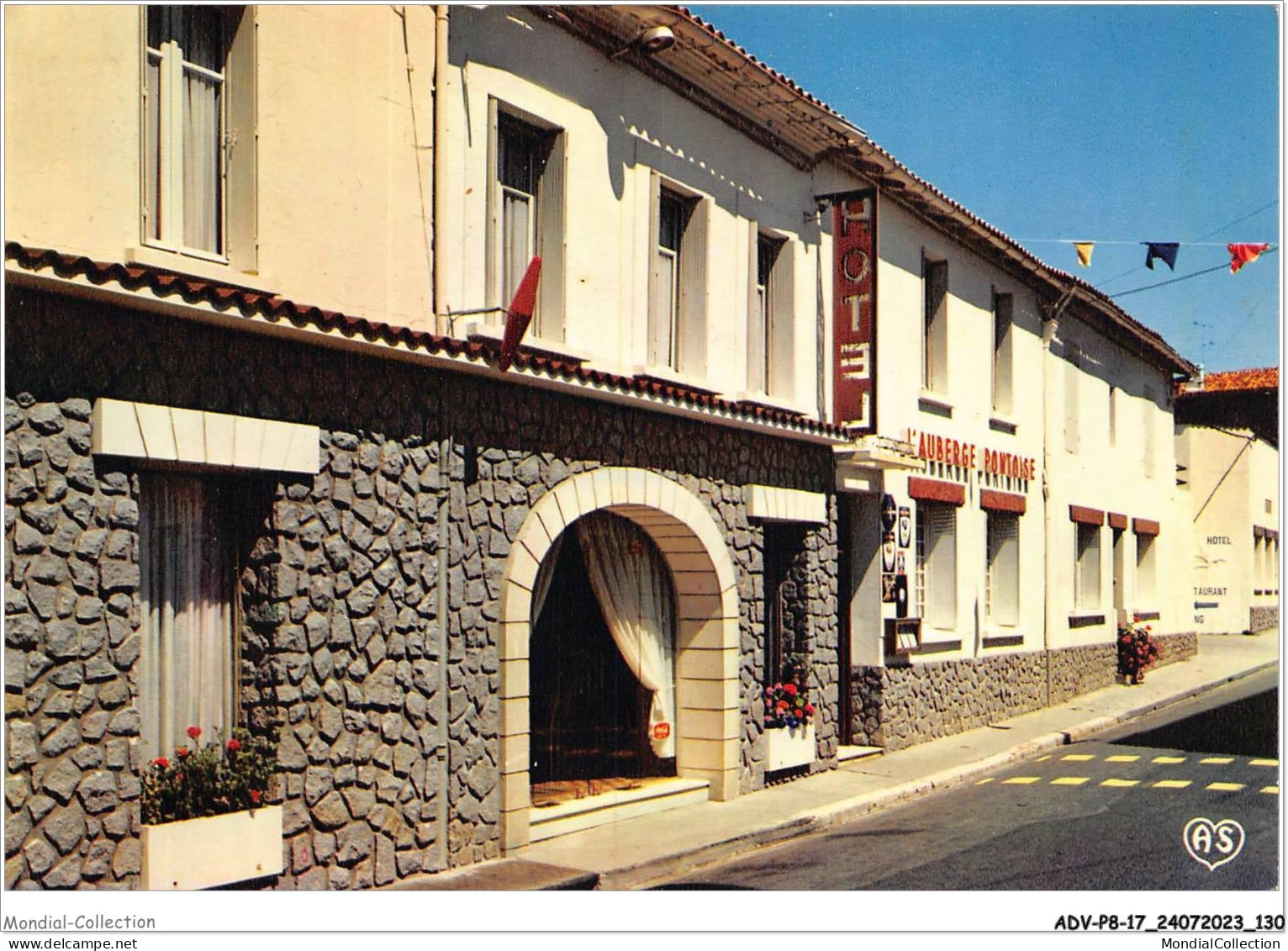 ADVP8-17-0674 - AUBERGE PONTOISE - Hôtel De Tourisme - N N - Relais Gastronomique - PONS - Pons