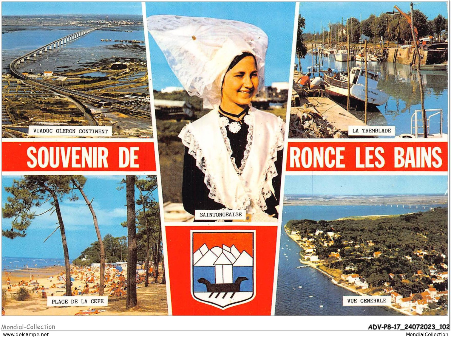 ADVP8-17-0660 - SOUVENIR DE RONCE LES BAINS - Char-mar  - La Tremblade