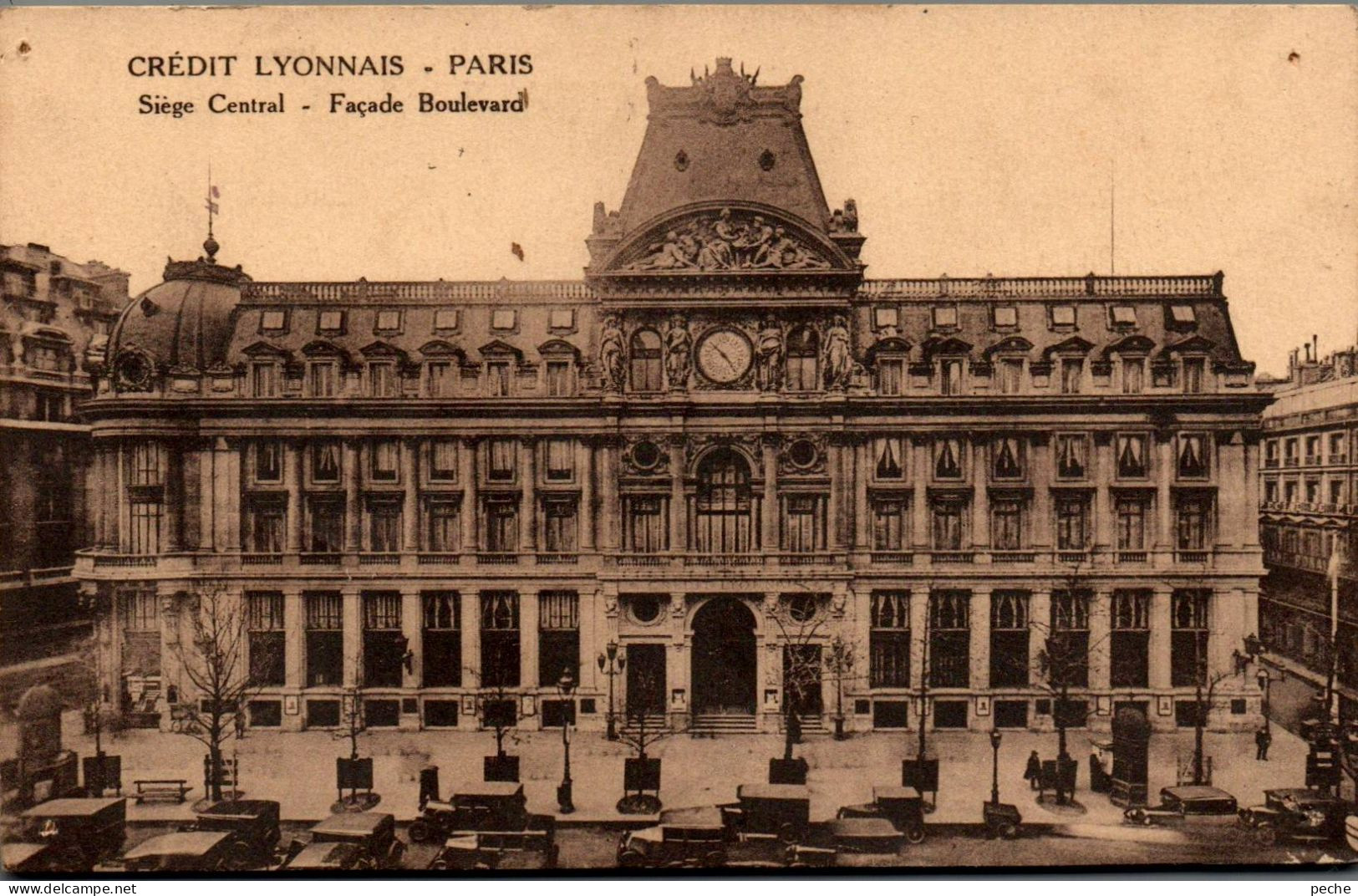 N°2941 W -cpa Credit Lyonnais -Paris -boulevard Des Italiens- - Banks