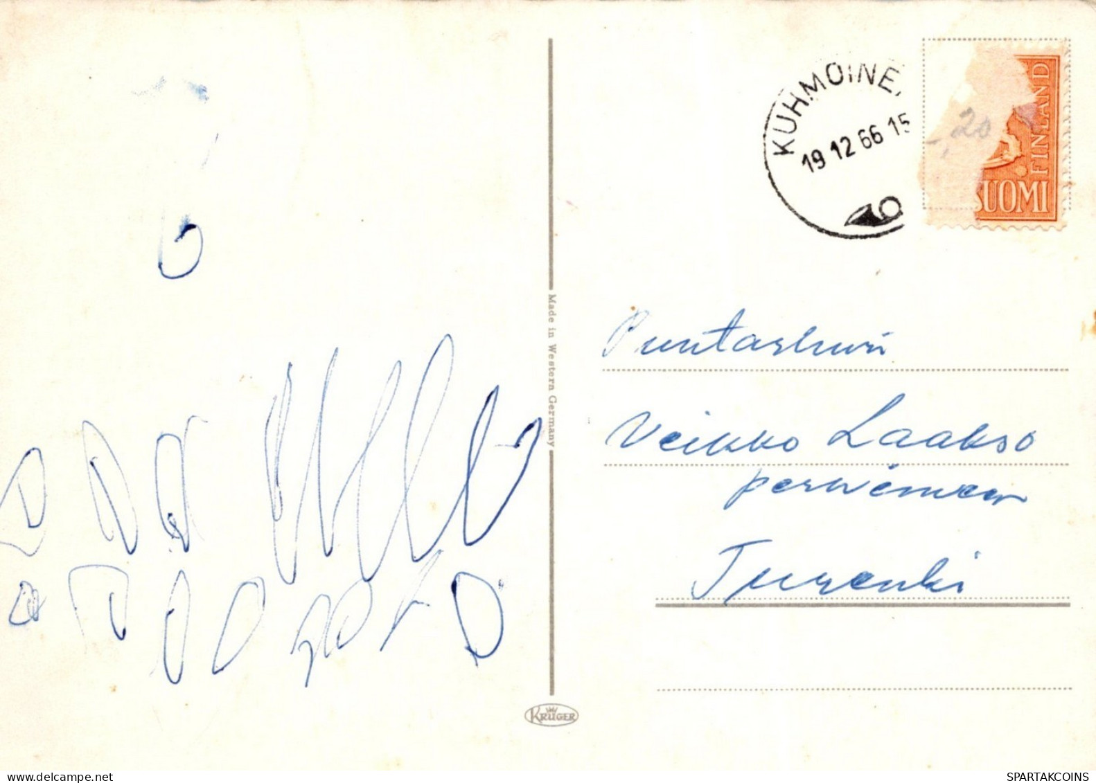 ÁNGEL NAVIDAD Vintage Tarjeta Postal CPSM #PAH655.ES - Anges