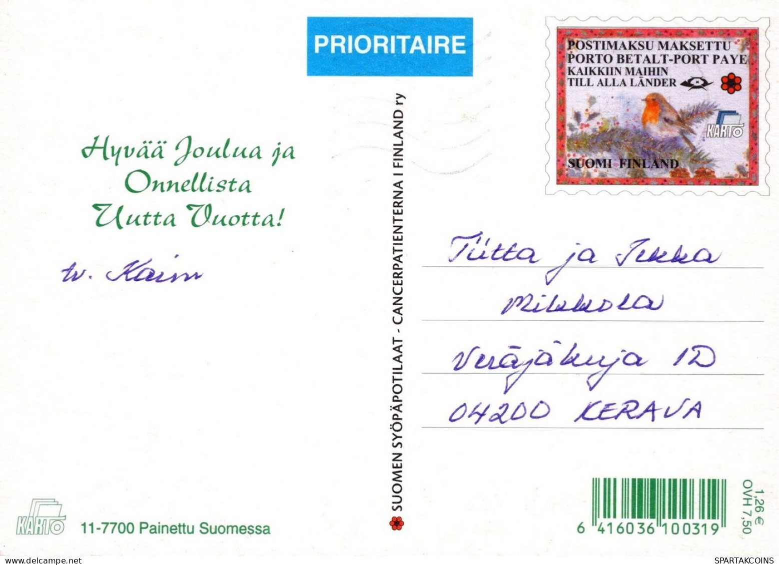 ÁNGEL NAVIDAD Vintage Tarjeta Postal CPSM #PAH340.ES - Anges