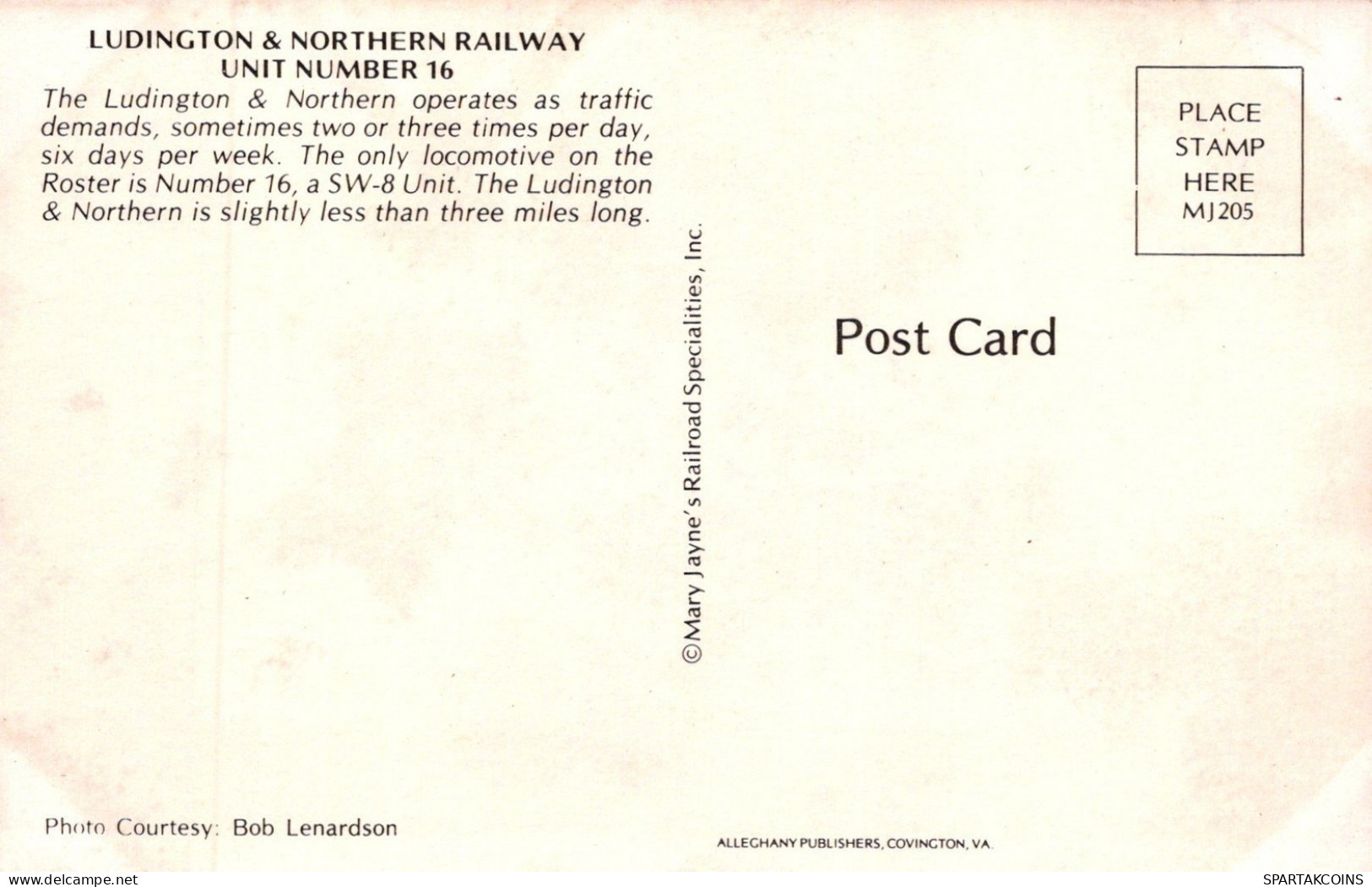 TREN TRANSPORTE Ferroviario Vintage Tarjeta Postal CPSMF #PAA635.ES - Trains