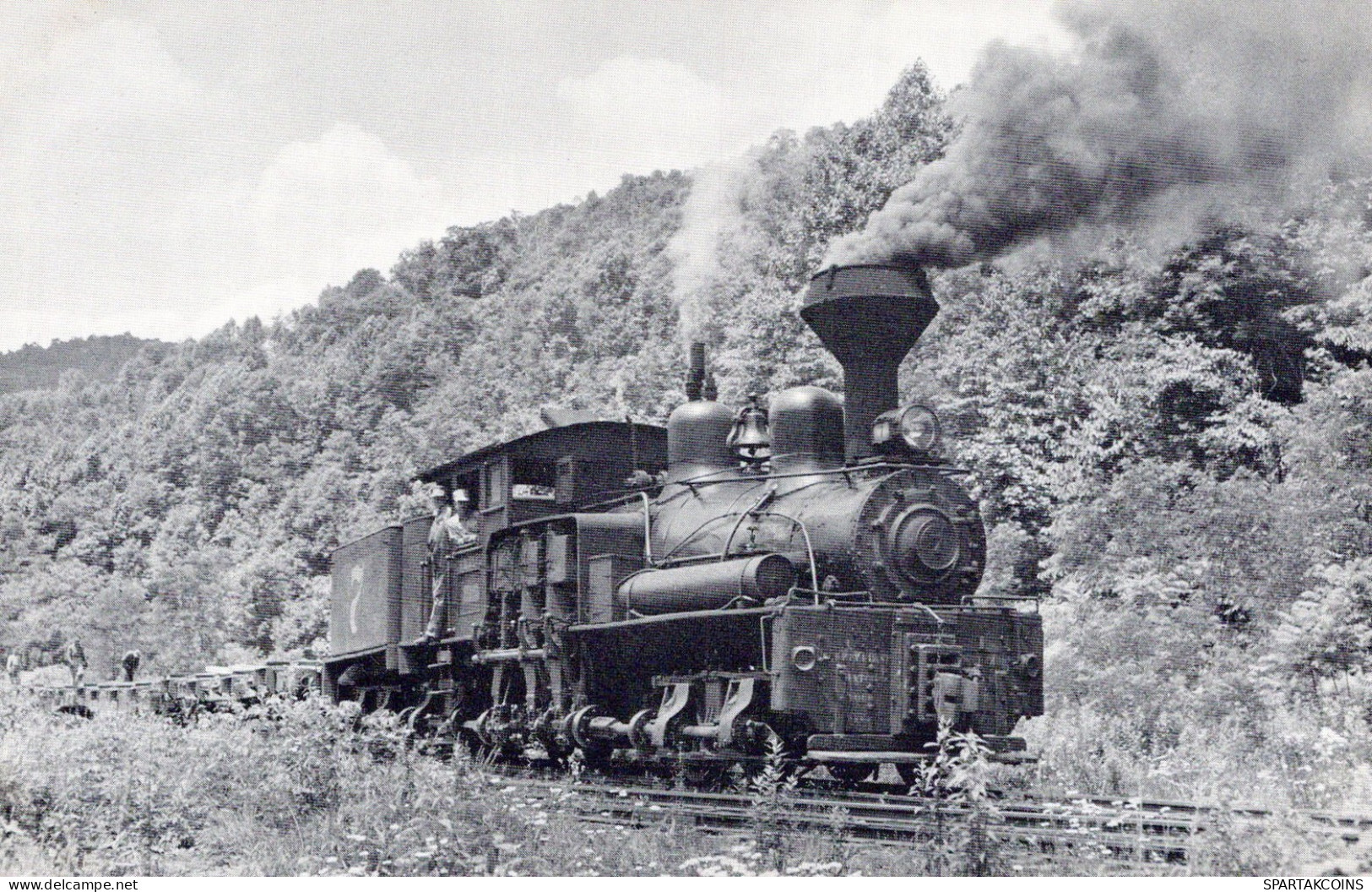 TREN TRANSPORTE Ferroviario Vintage Tarjeta Postal CPSMF #PAA420.ES - Trains