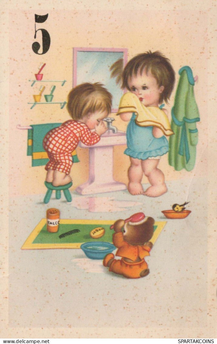 ENFANTS ENFANTS Scène S Paysages Vintage Carte Postale CPSMPF #PKG807.FR - Scenes & Landscapes