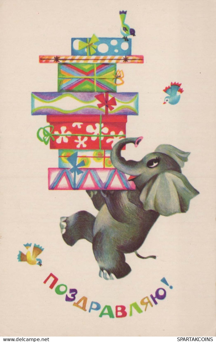 SINGE Animaux Vintage Carte Postale CPA #PKE764.FR - Monkeys