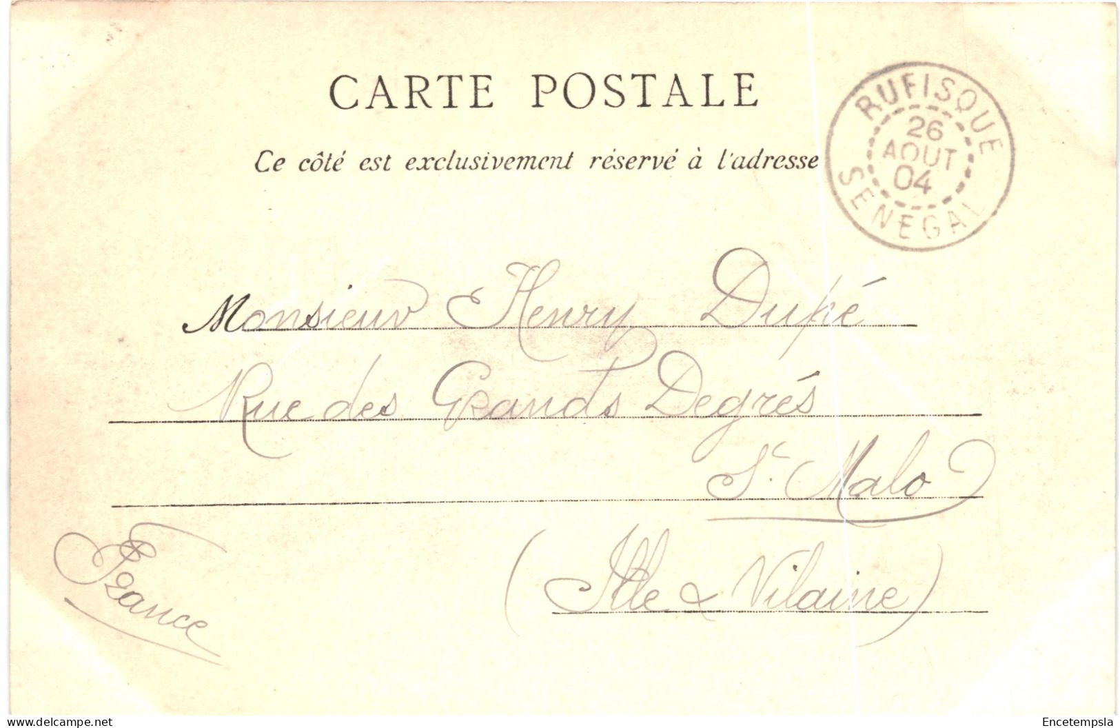 CPA Carte Postale Sénégal  RUFISQUE  Wharf    1904  VM80921 - Sénégal