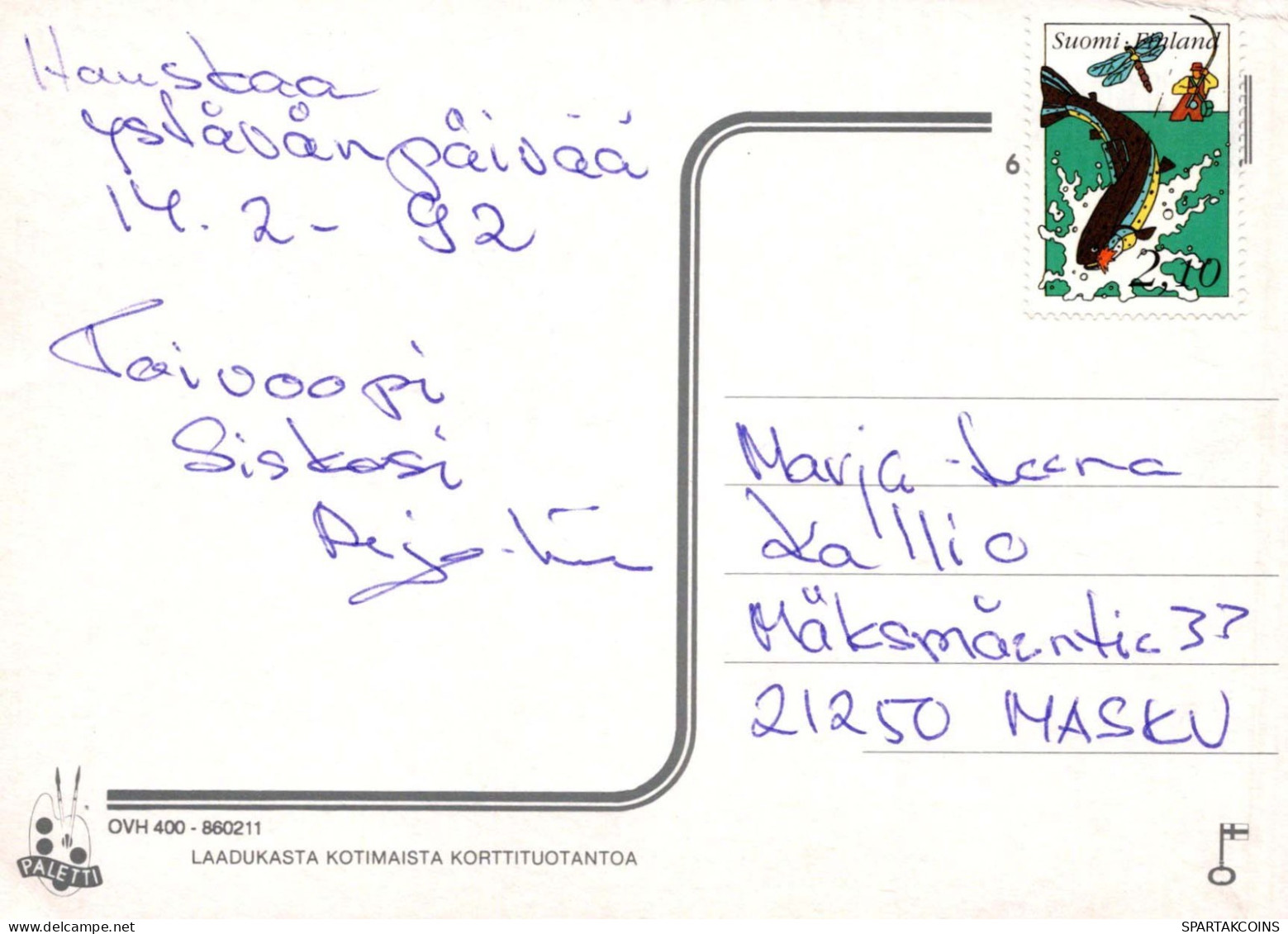 CHIEN Animaux Vintage Carte Postale CPSM #PBQ532.FR - Chiens