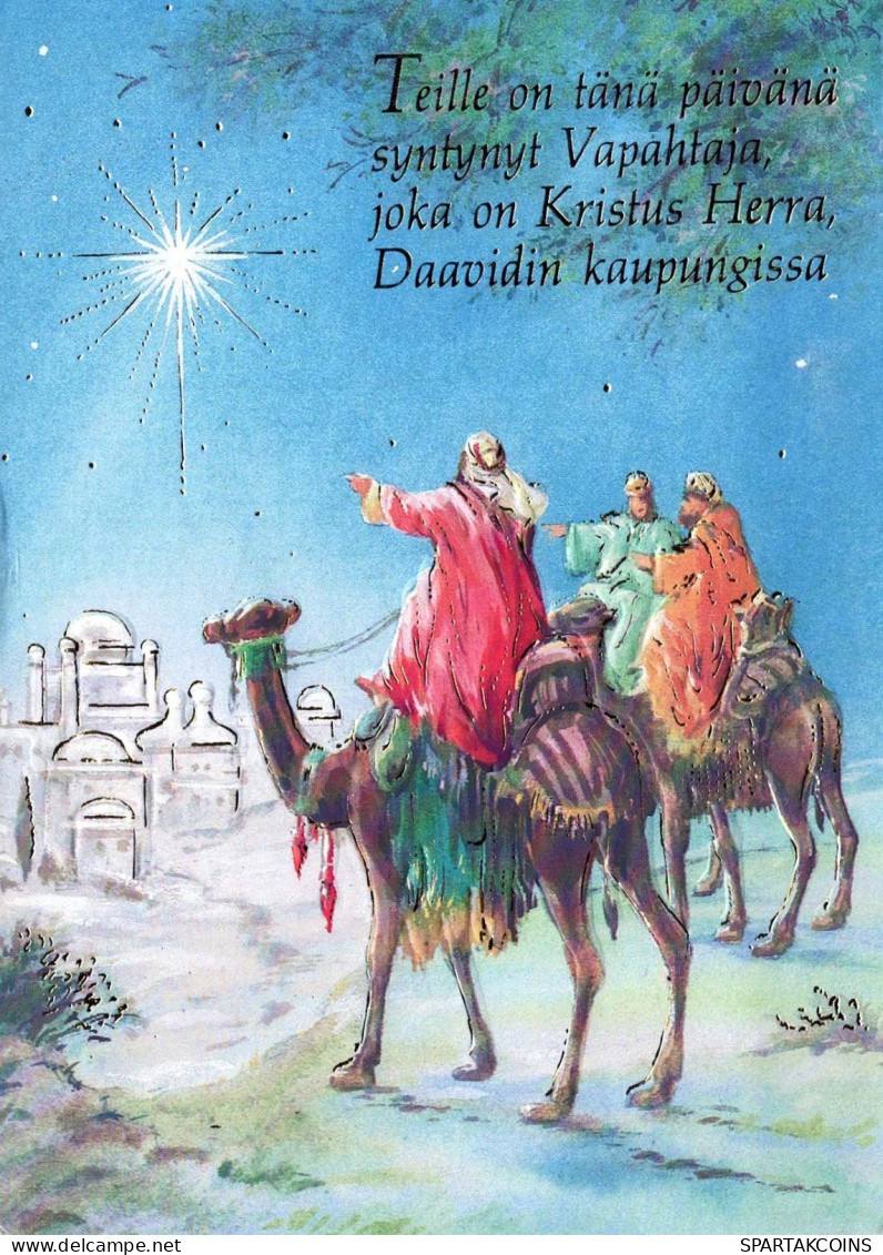 SAINTS ET SAINTES Christianisme Religion Vintage Carte Postale CPSM #PBQ019.FR - Heiligen