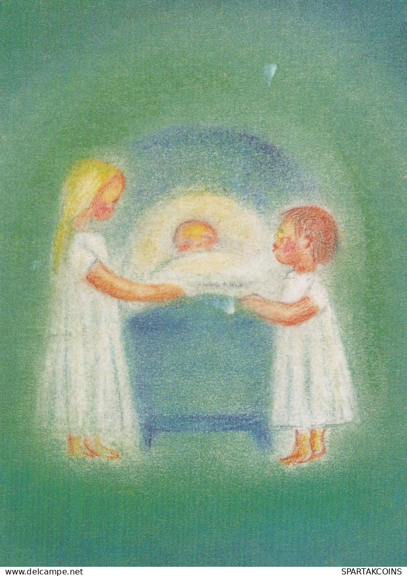 Bébé JÉSUS Religion Vintage Carte Postale CPSM #PBQ083.FR - Jésus