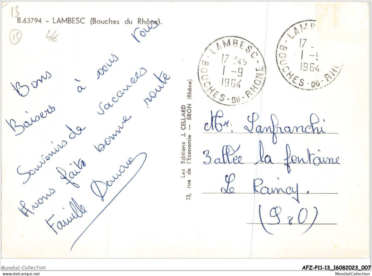 AFZP11-13-0832 - LAMBESC - Bouches Du Rhône - Vue Générale - Aix En Provence