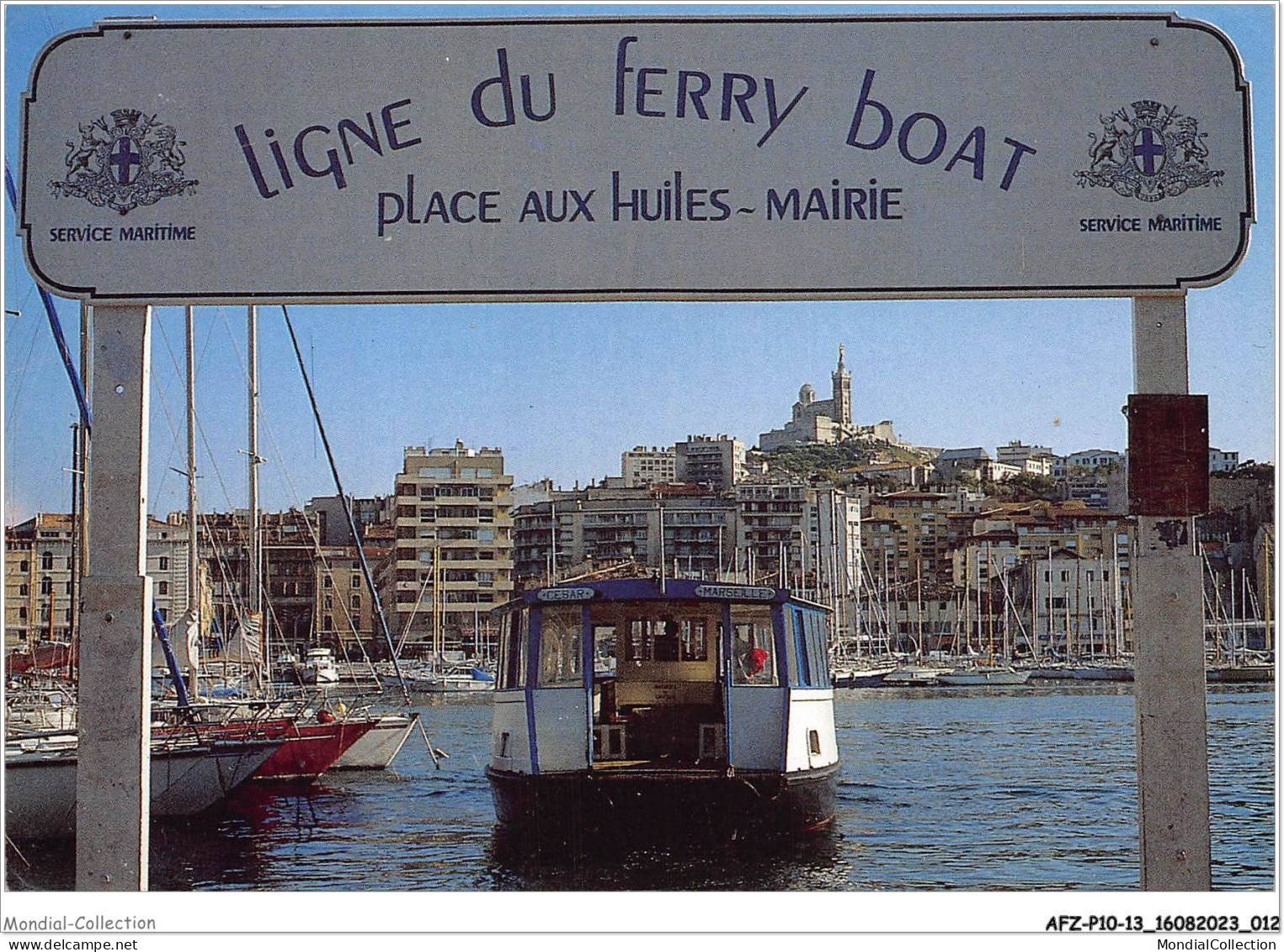 AFZP10-13-0790 - Reflets De Provence - MARSEILLE - Le Ferry Boat - Place Aux Huiles-mairie - Joliette, Zone Portuaire