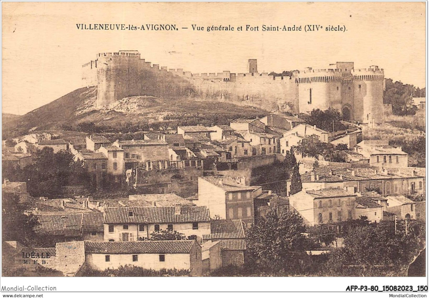AFPP3-30-0280 - VILLENEUVE-LES-AVIGNON - Vue Generale Et Fort Saint-Andre - Villeneuve-lès-Avignon
