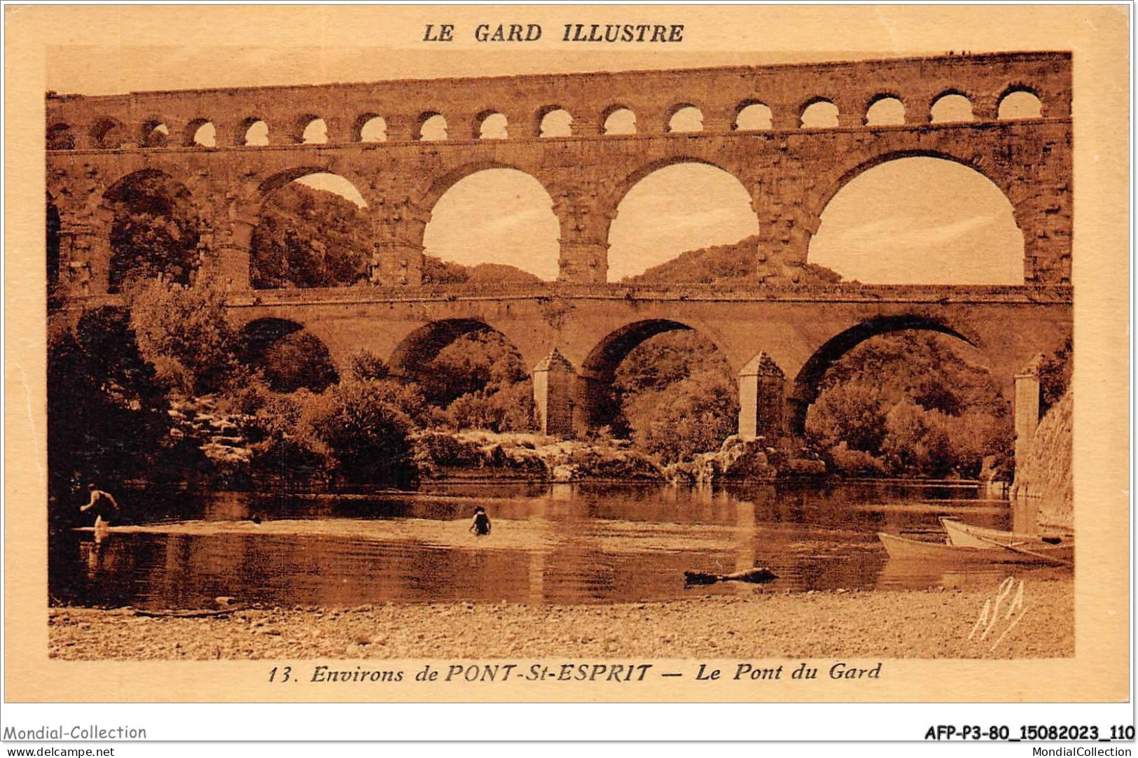 AFPP3-30-0260 - Environs Du PONT-SAINT-ESPRIT - Le Pont Du Gard - Pont-Saint-Esprit