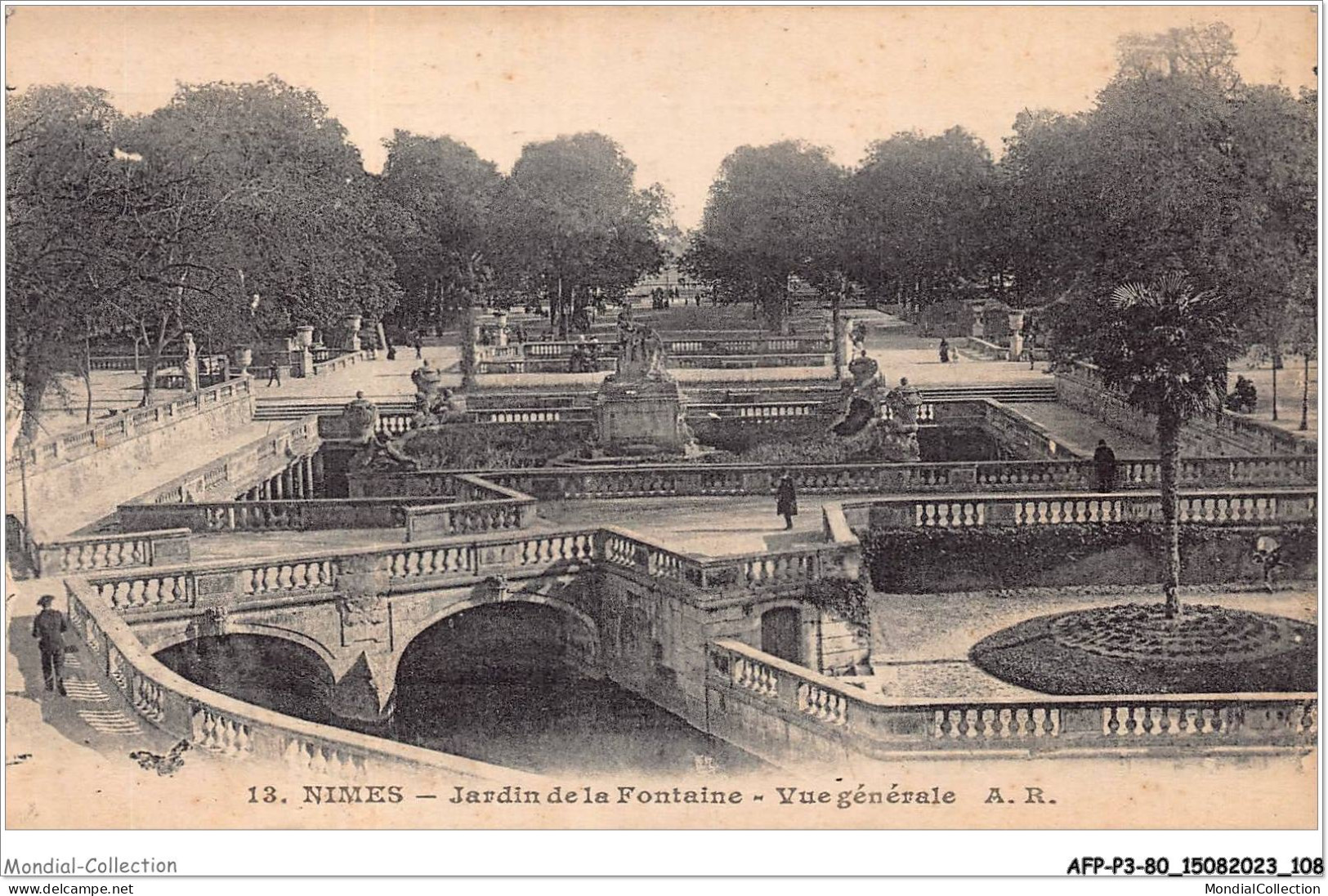 AFPP3-30-0259 - NIMES - Jardin De La Fontaine - Vue Generale - Nîmes