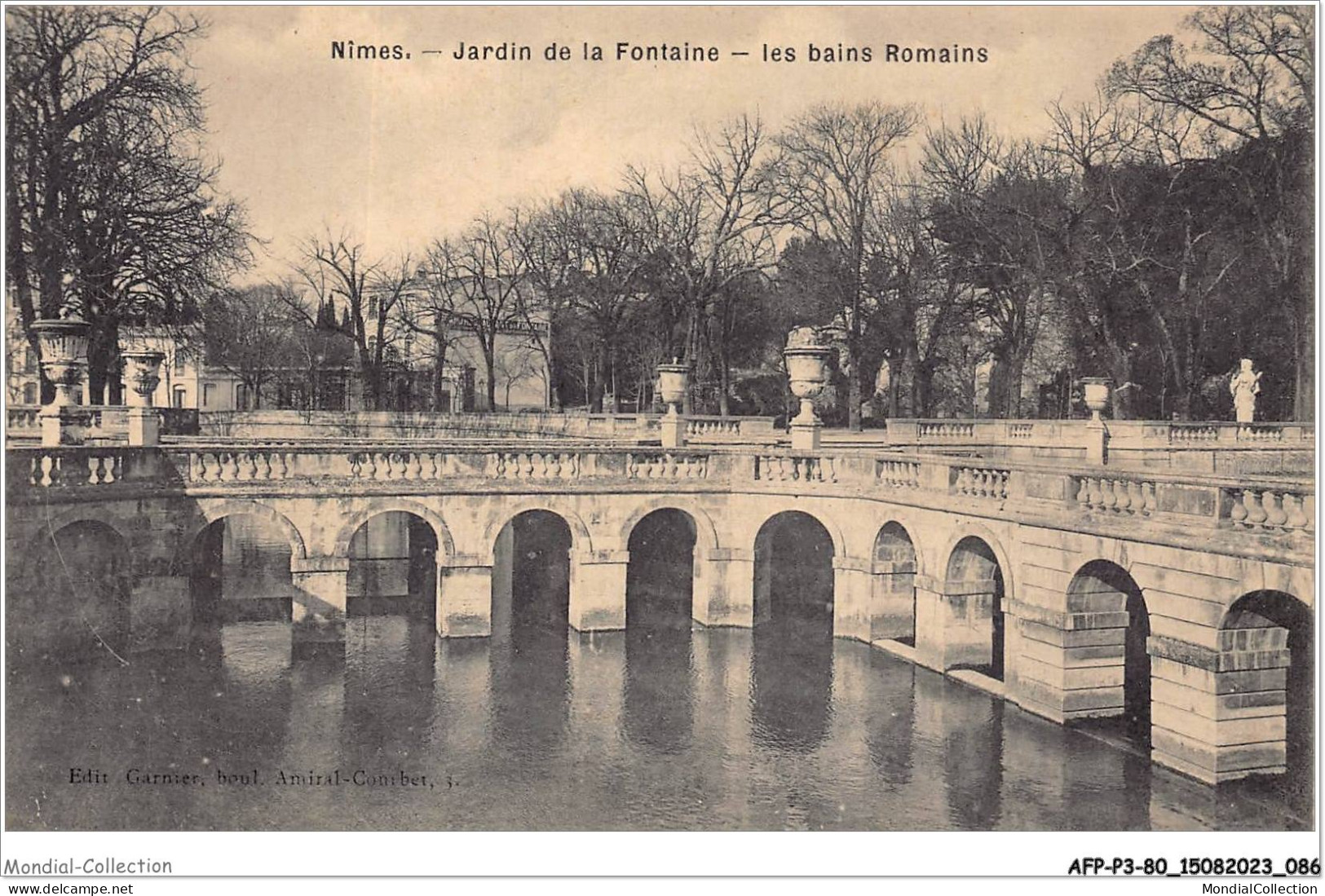 AFPP3-30-0248 - NIMES - Jardin De La Fontaine - Les Bains Romains - Nîmes