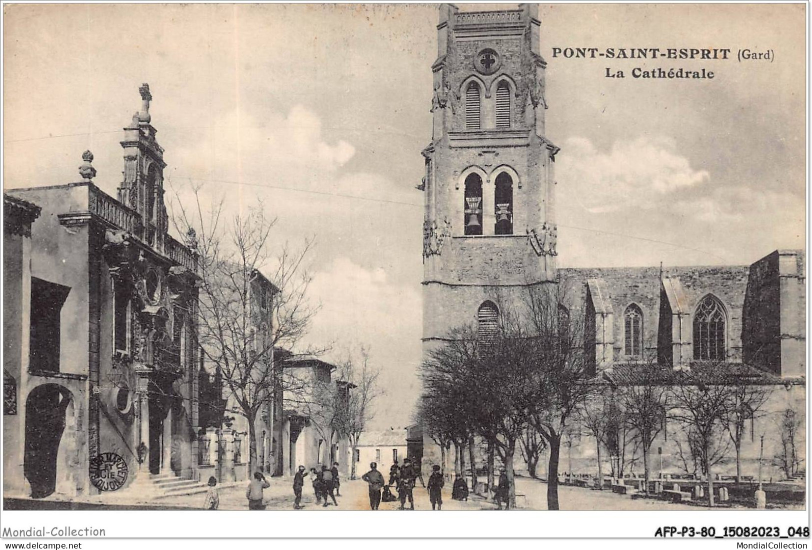 AFPP3-30-0229 - PONT-SAINT-ESPRIT - La Cathedrale - Pont-Saint-Esprit
