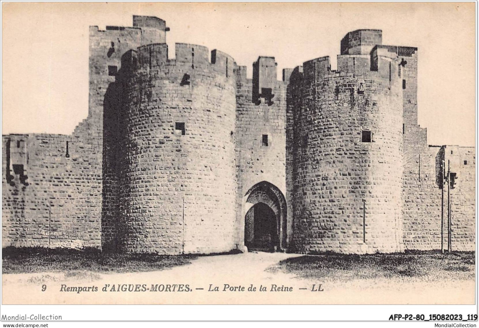 AFPP2-30-0161 - Remparts D'AIGUES-MORTES - La Porte De La Reine - Aigues-Mortes