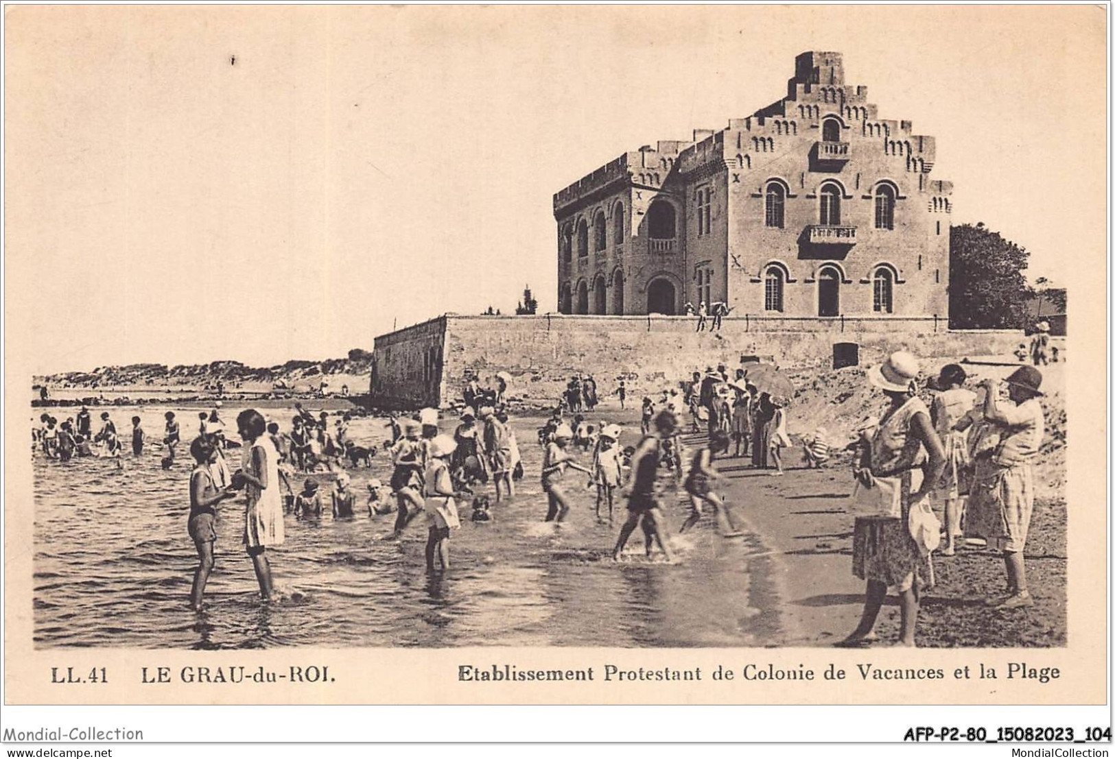 AFPP2-30-0153 - GRAU-DU-ROI - Etablissement Protestant De Colonie De Vacances Et La Plage - Le Grau-du-Roi