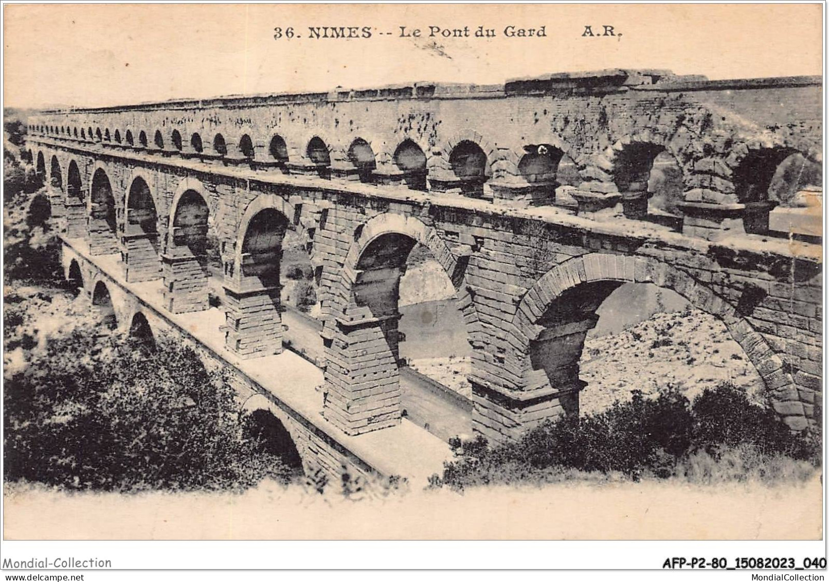AFPP2-30-0121 - NIMES - Le Pont Du Gard - Nîmes