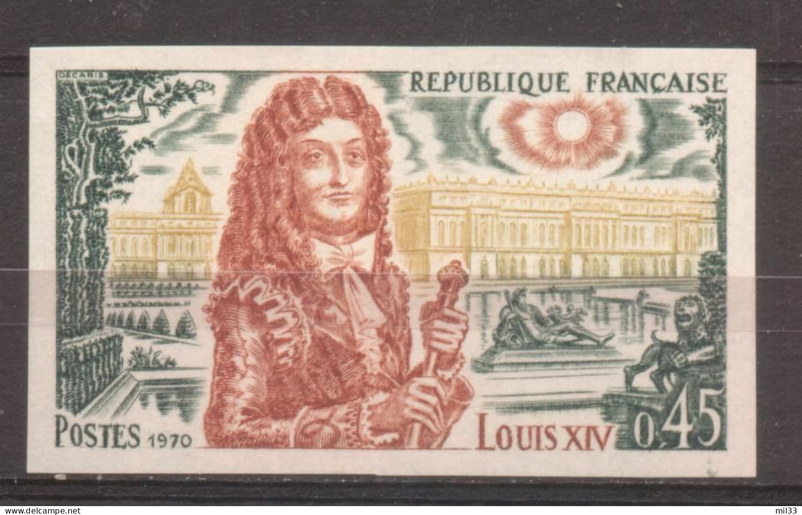 Série Histoire De France Louis XIV YT 1656 De 1970 Sans Trace De Charnière - Sin Clasificación