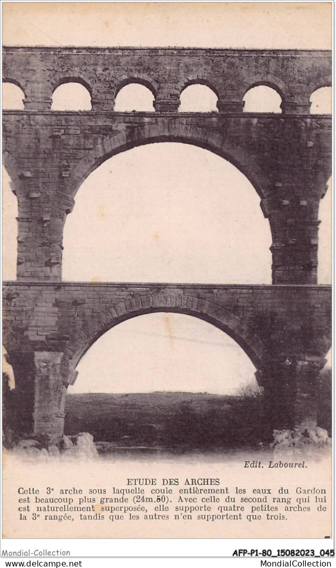 AFPP1-30-0024 - Le Pont Du Gard - Colossal Et Incomparable Fragment D'un Aqueduc - Nîmes