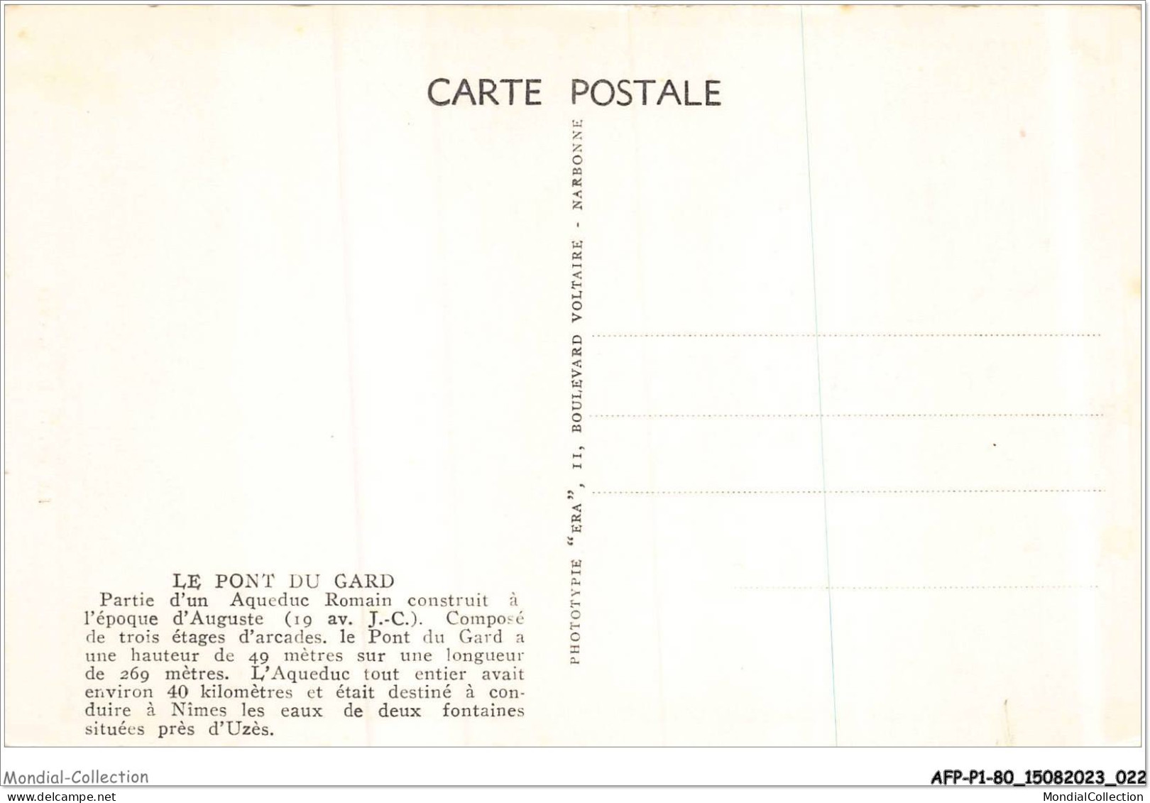 AFPP1-30-0012 - Le Pont Du Gard - Nîmes