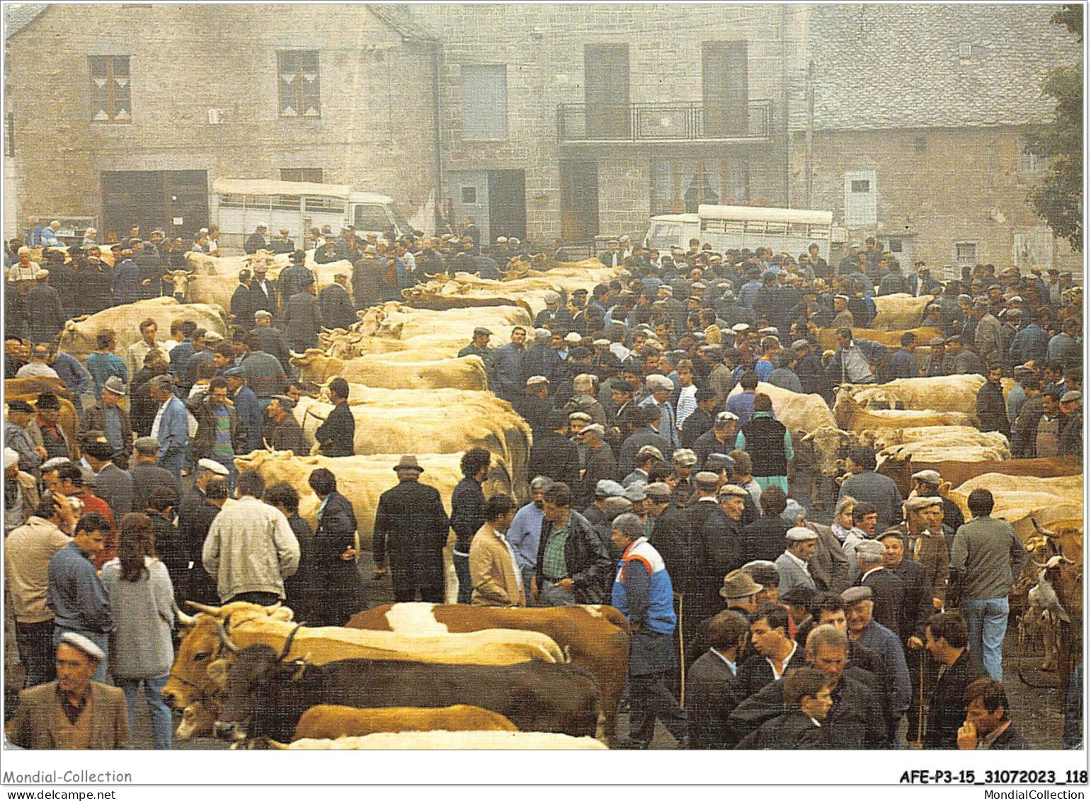 AFEP3-15-0212 - Sur Les Monts D'AUBRAC - Un Jour De Foire  - Autres & Non Classés