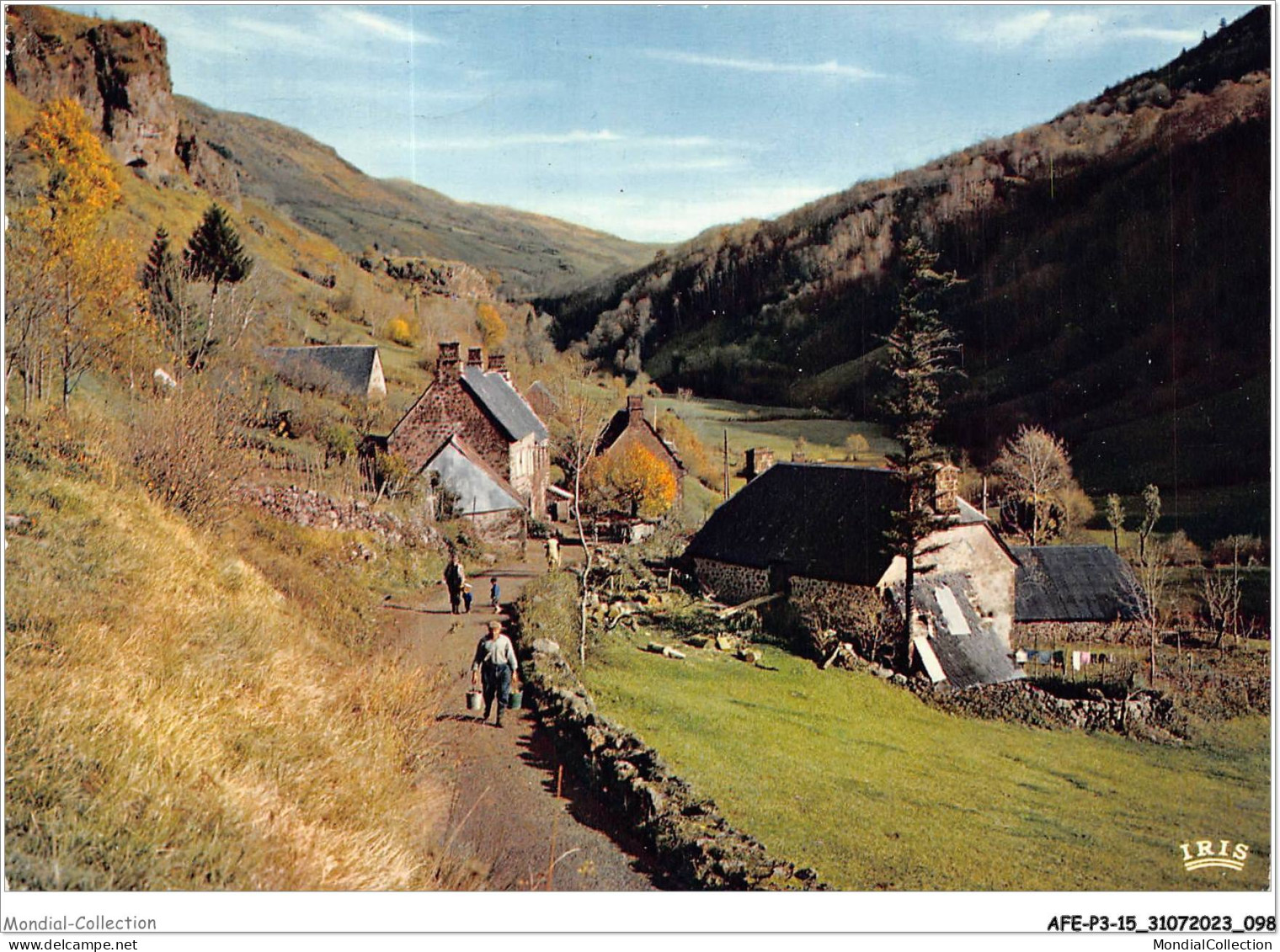 AFEP3-15-0202 - En Auvergne - Dans Un Petit Village Du Cantal - Les Traveaux De La Ferme  - Autres & Non Classés