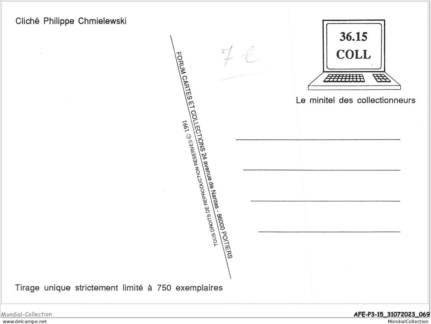 AFEP3-15-0187 - MALPRADE - 03/04/89 - Mr Géravoy - Forgeron Fabriquant Un Fer à Cheval  - Andere & Zonder Classificatie