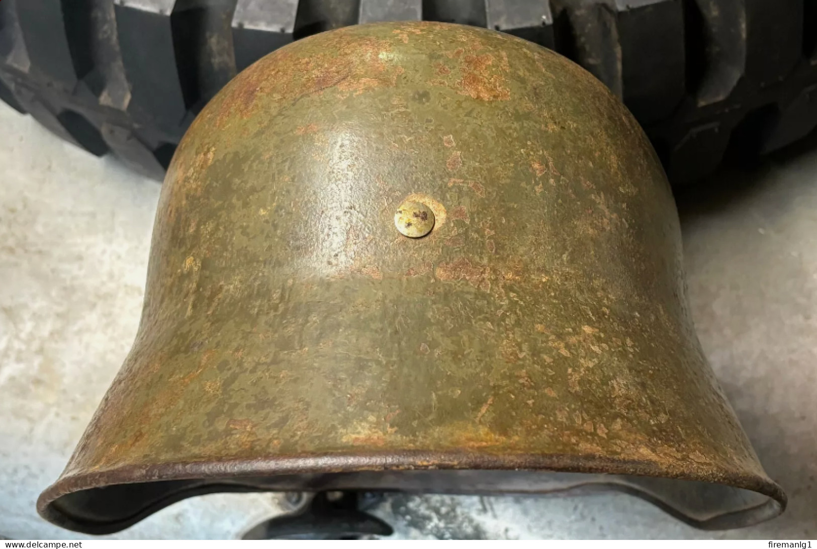 WW1 German M,16 Steel Helmet - (Mod.1916 Stahlhelm) - Afghan Used - Size ET 64