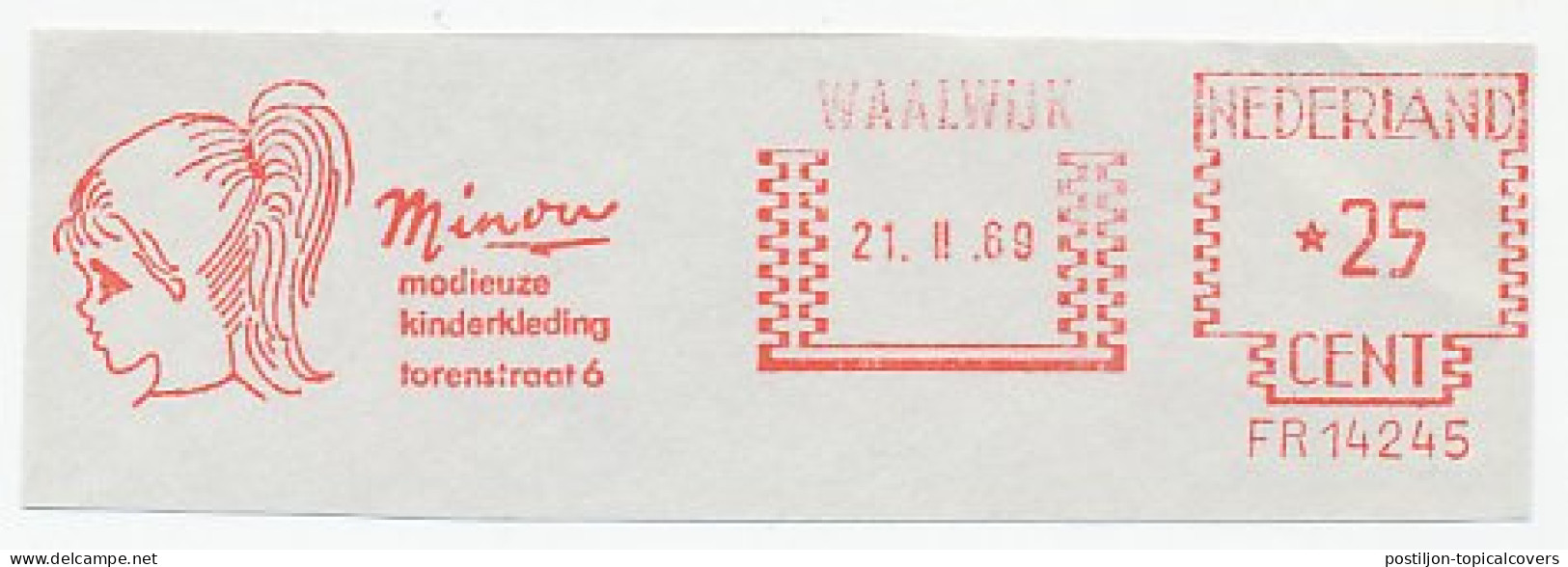Meter Cut Netherlands 1969 Child - Girl - Other & Unclassified