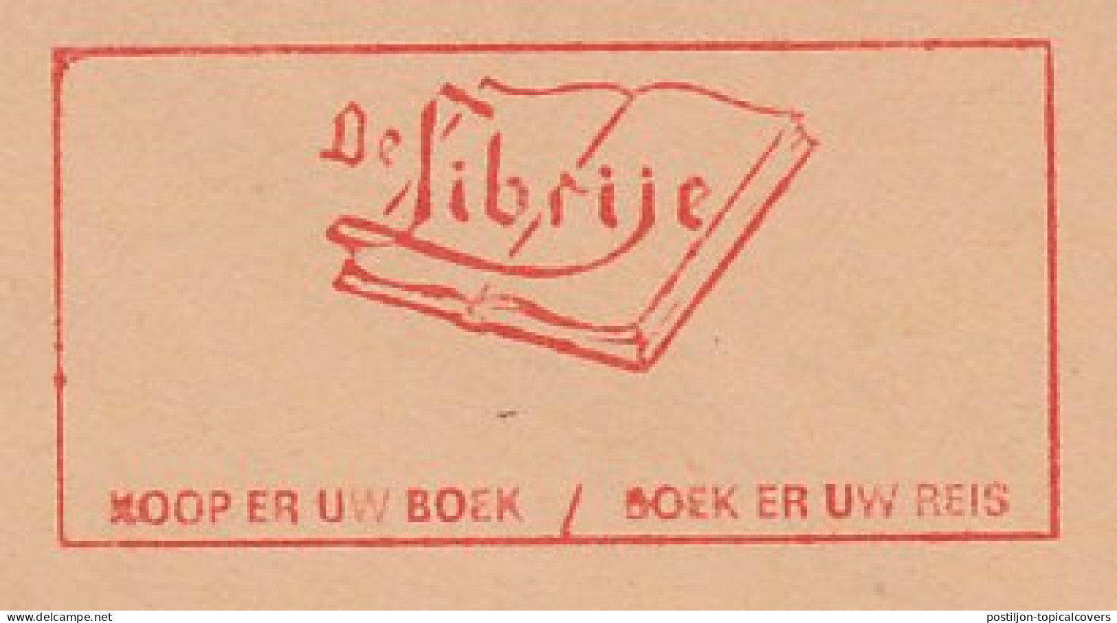 Meter Cover Netherlands 1980 Book - Librije - Chain Library - Unclassified